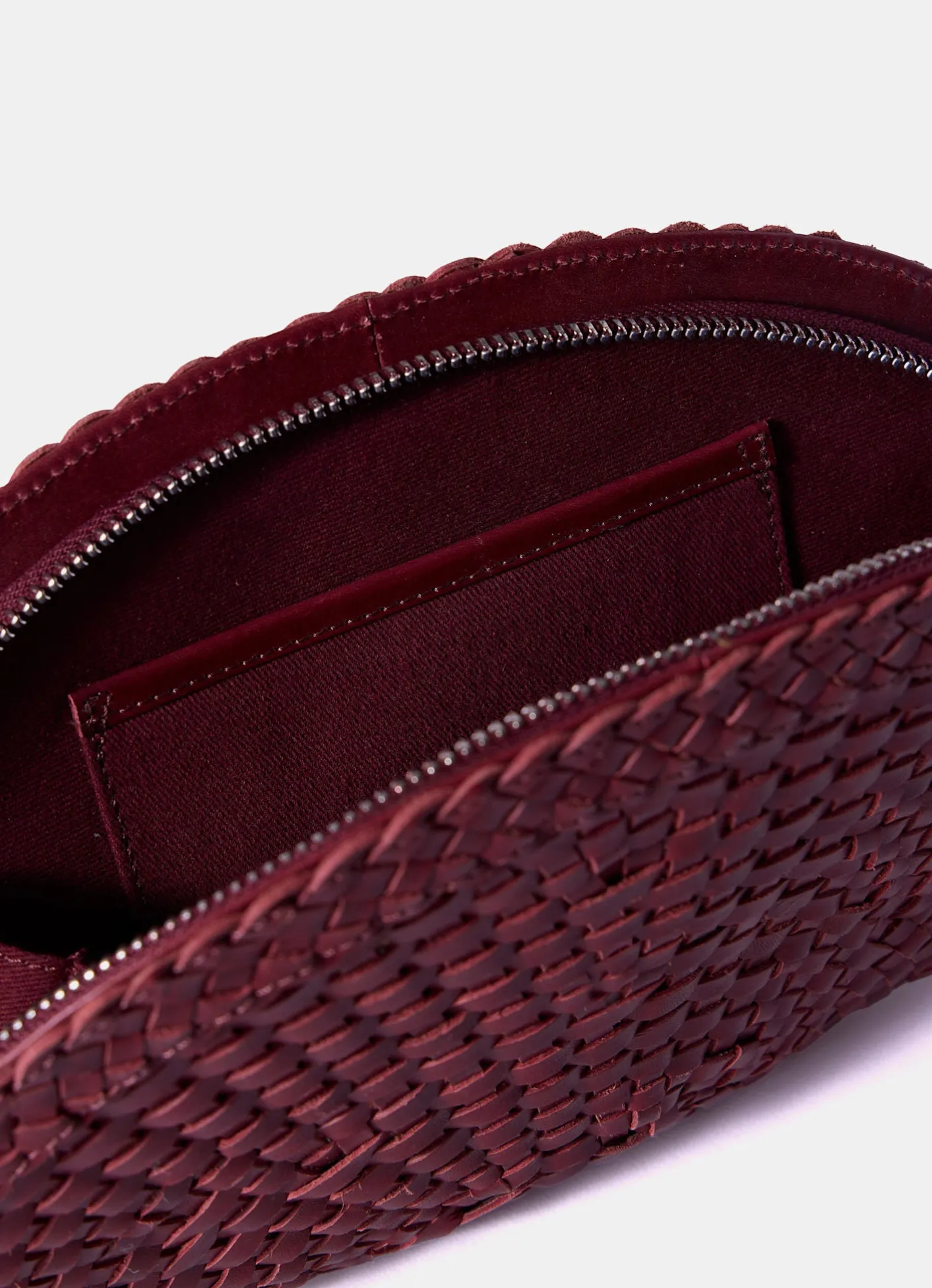 Outlet Bea Leather Woven Clutch Bags