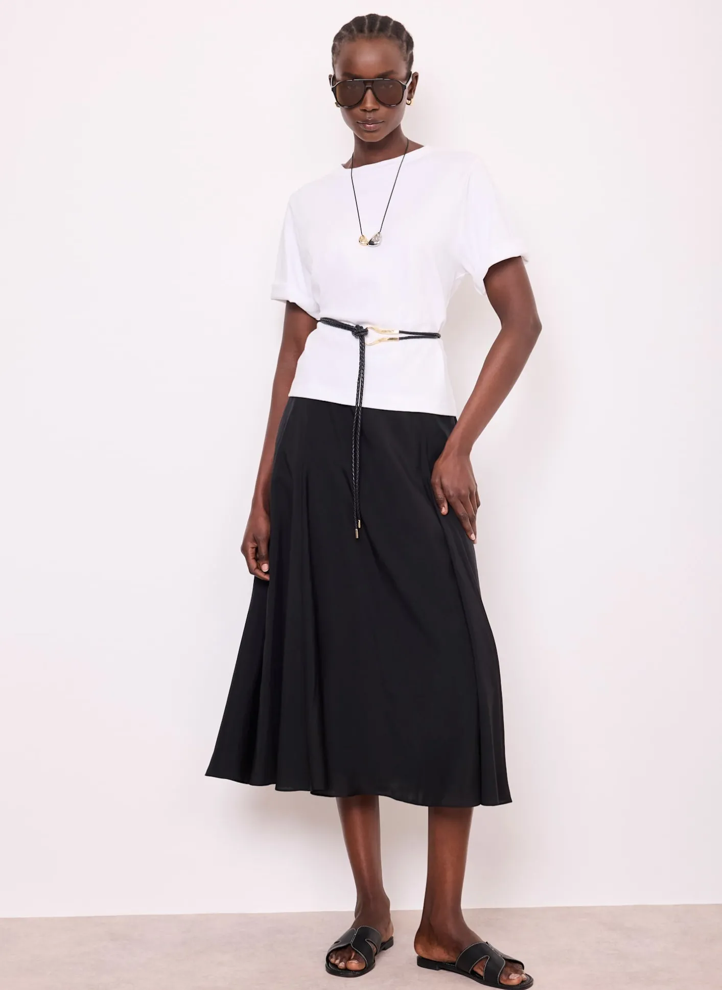 Clearance A Line Midi Skirt Midi Skirts|Skirts