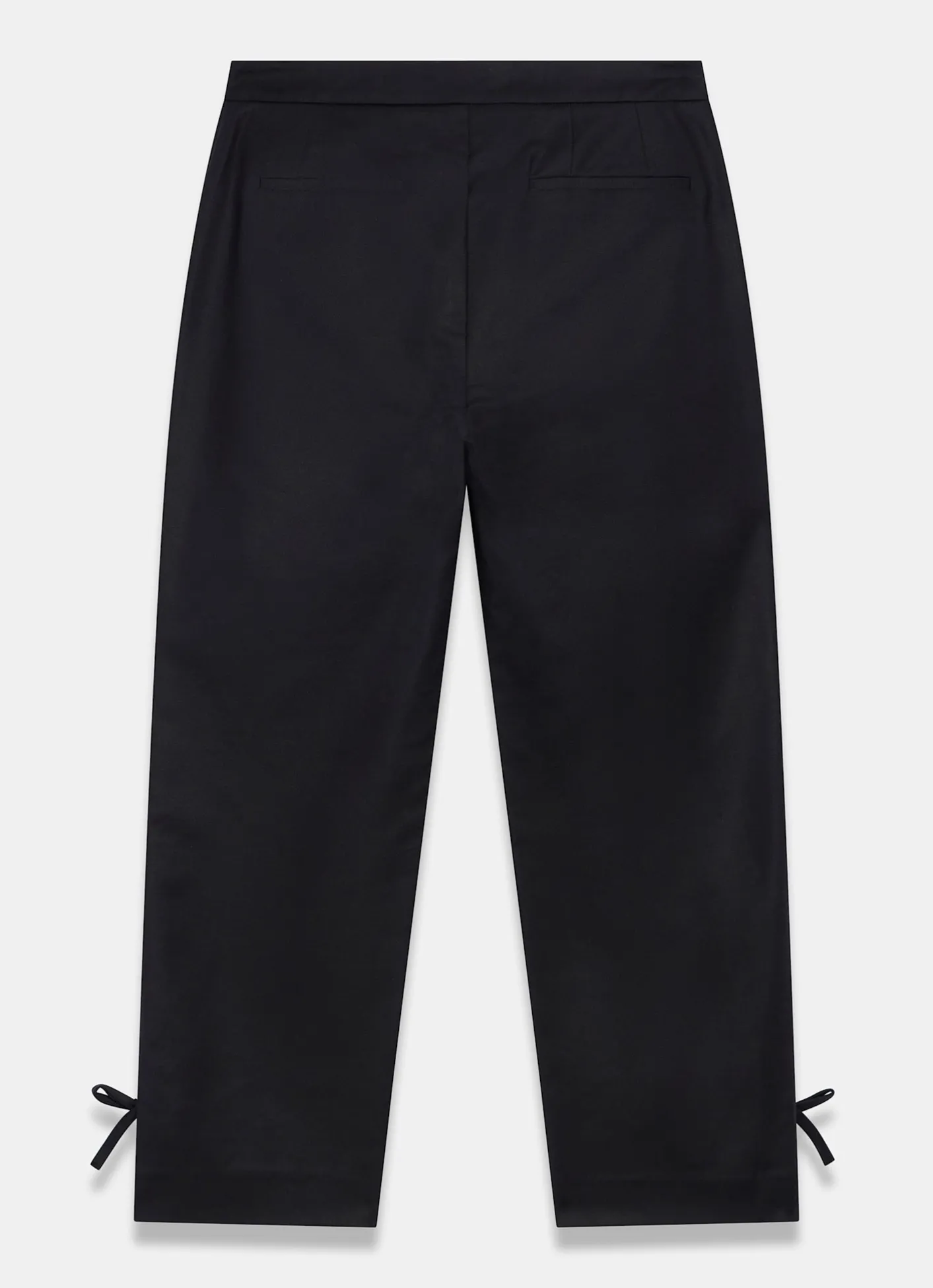 Sale Cotton Blend Capri Trousers Trousers