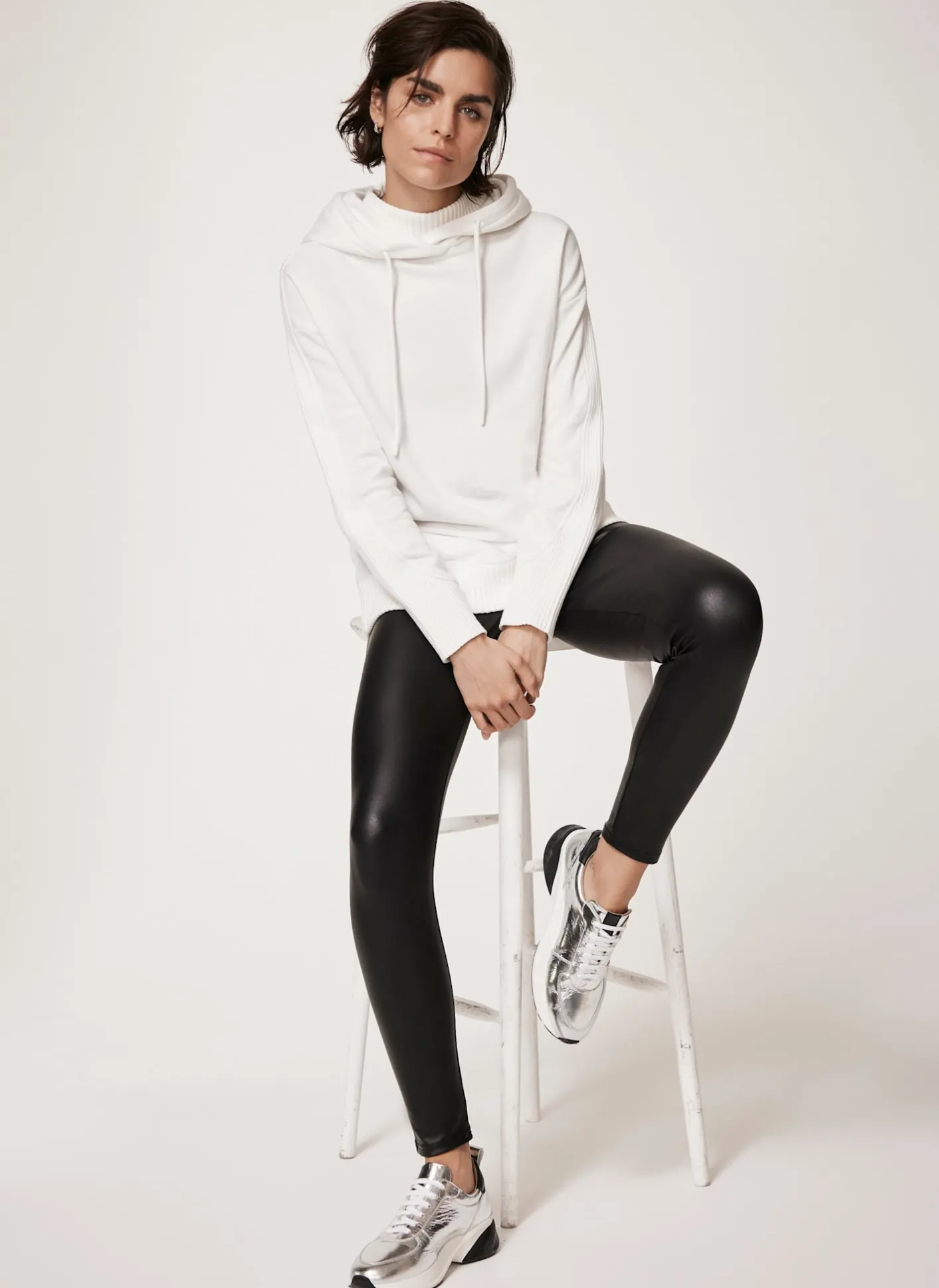 Faux Leather Leggings Leggings & Joggers|Trousers
