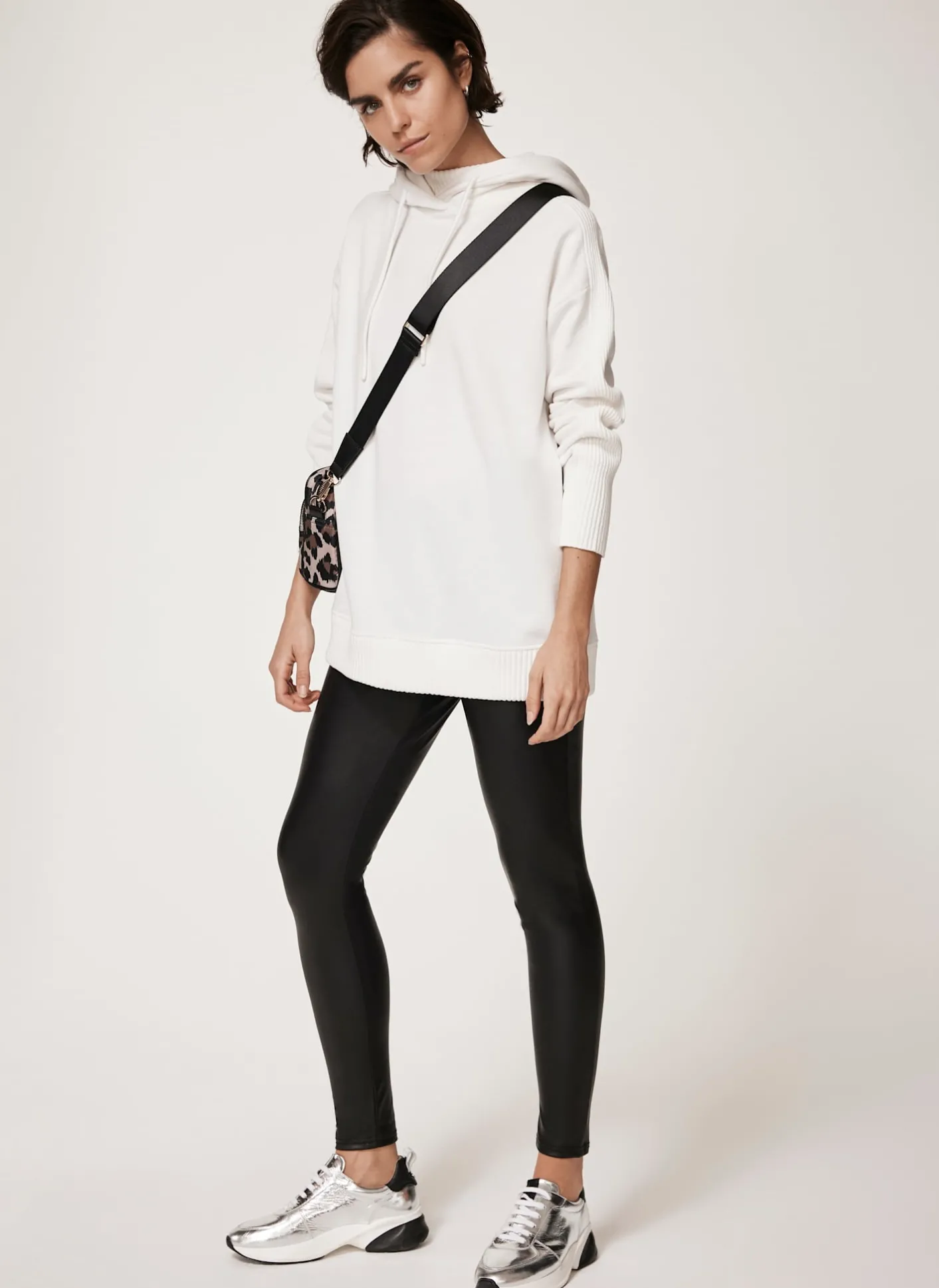 Faux Leather Leggings Leggings & Joggers|Trousers