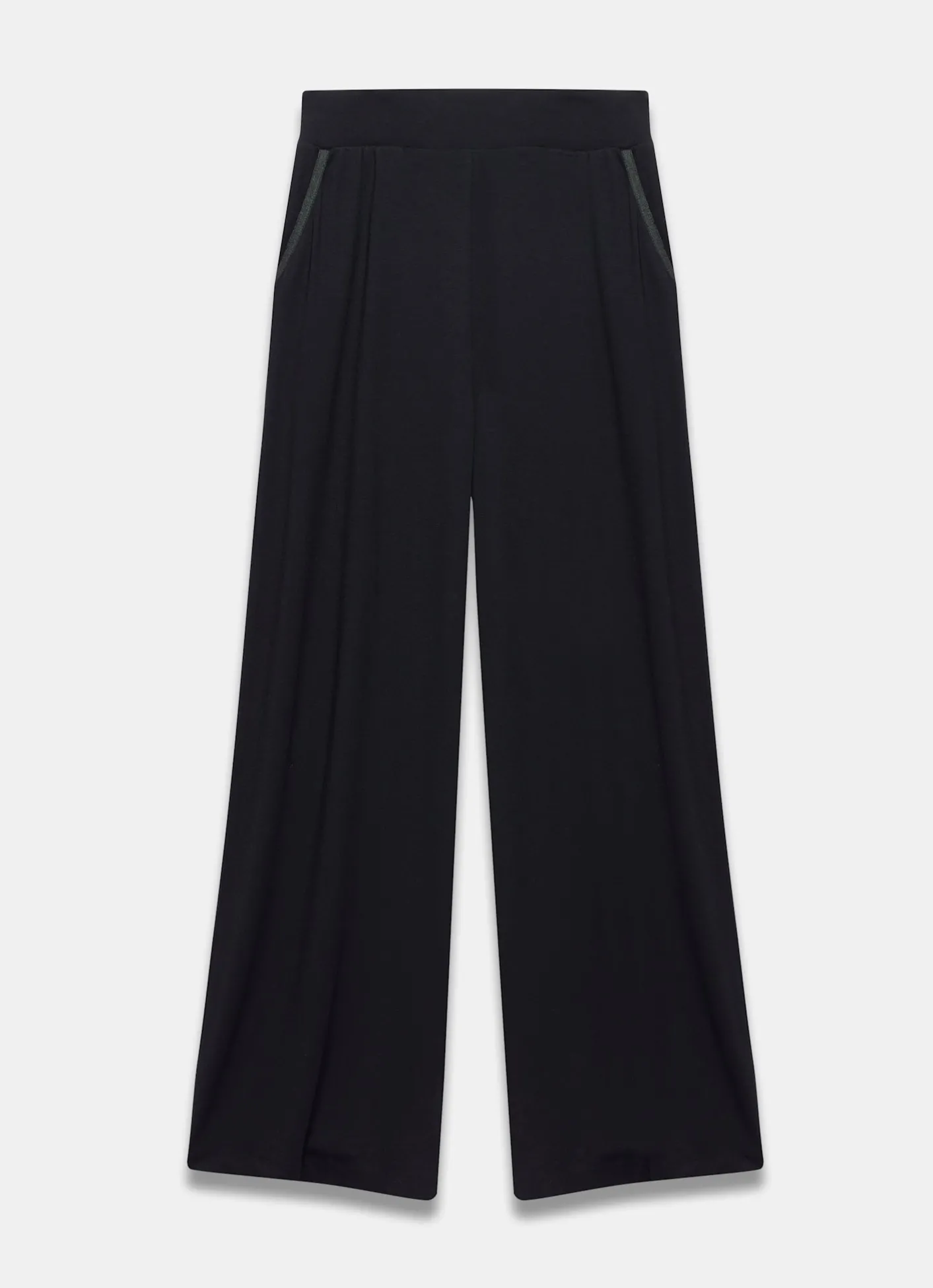 Jersey Palazzo Wide Leg Trousers Trousers