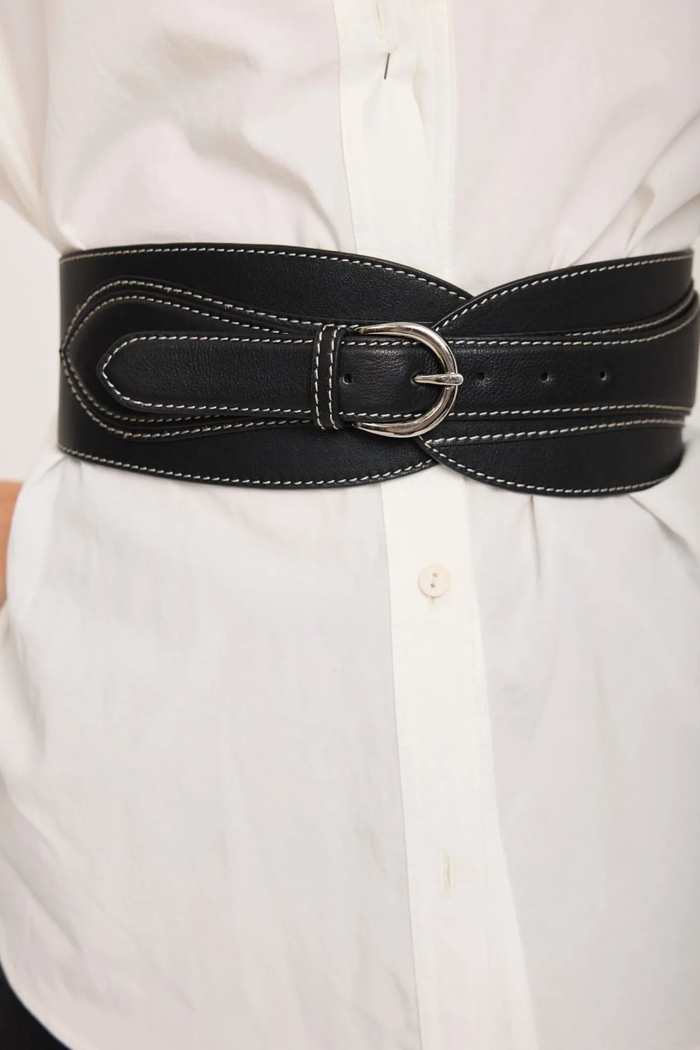 Hot Leather Wide Waist Belt Belts