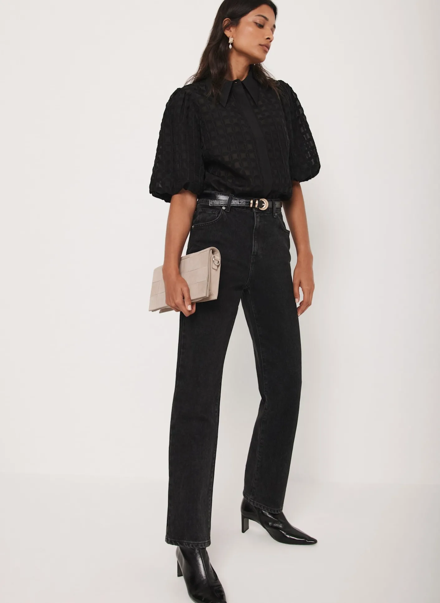 Petal Detail Shirt Shirts & Blouses