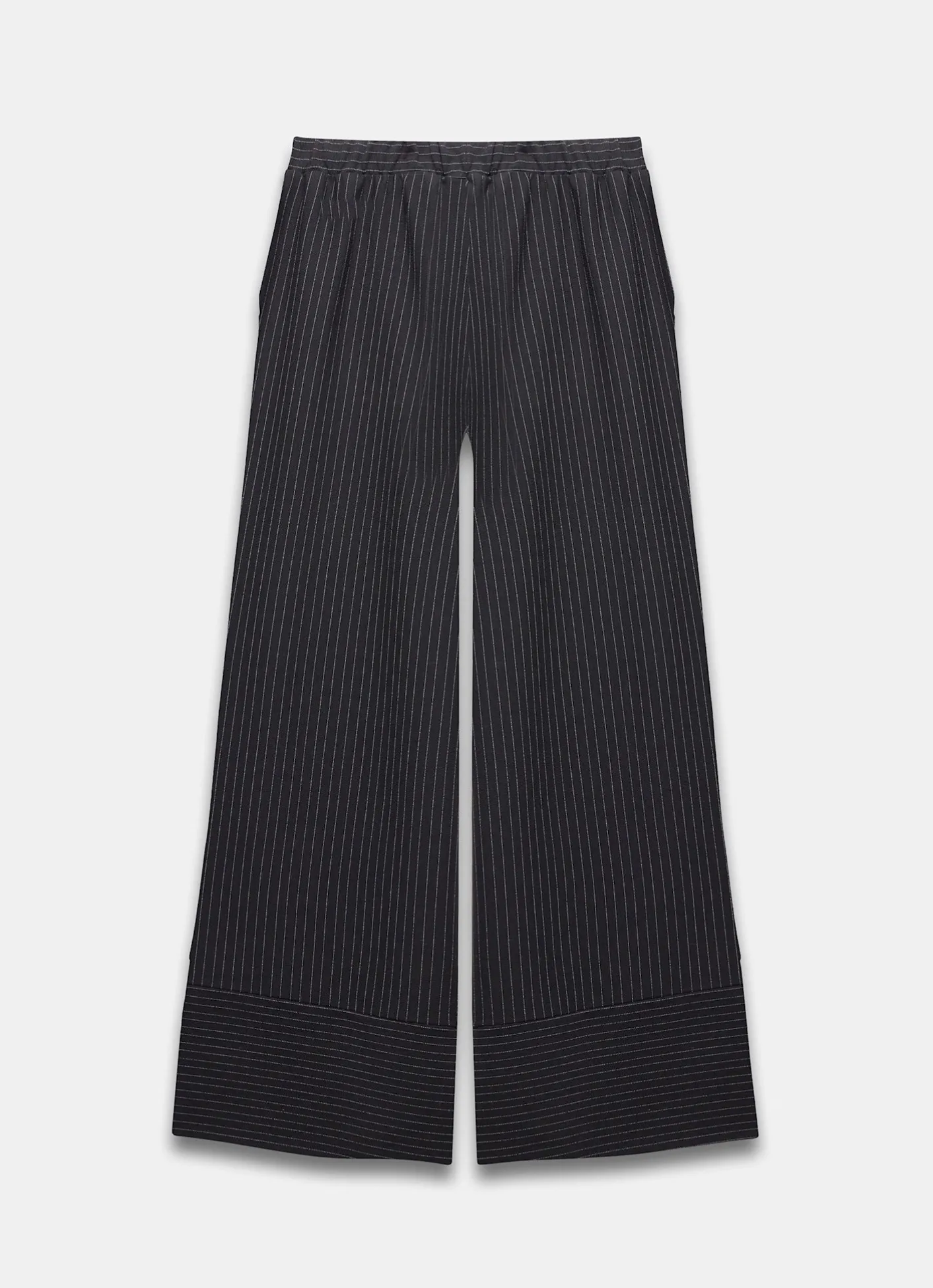 Discount Pinstripe Wide Trousers Trousers