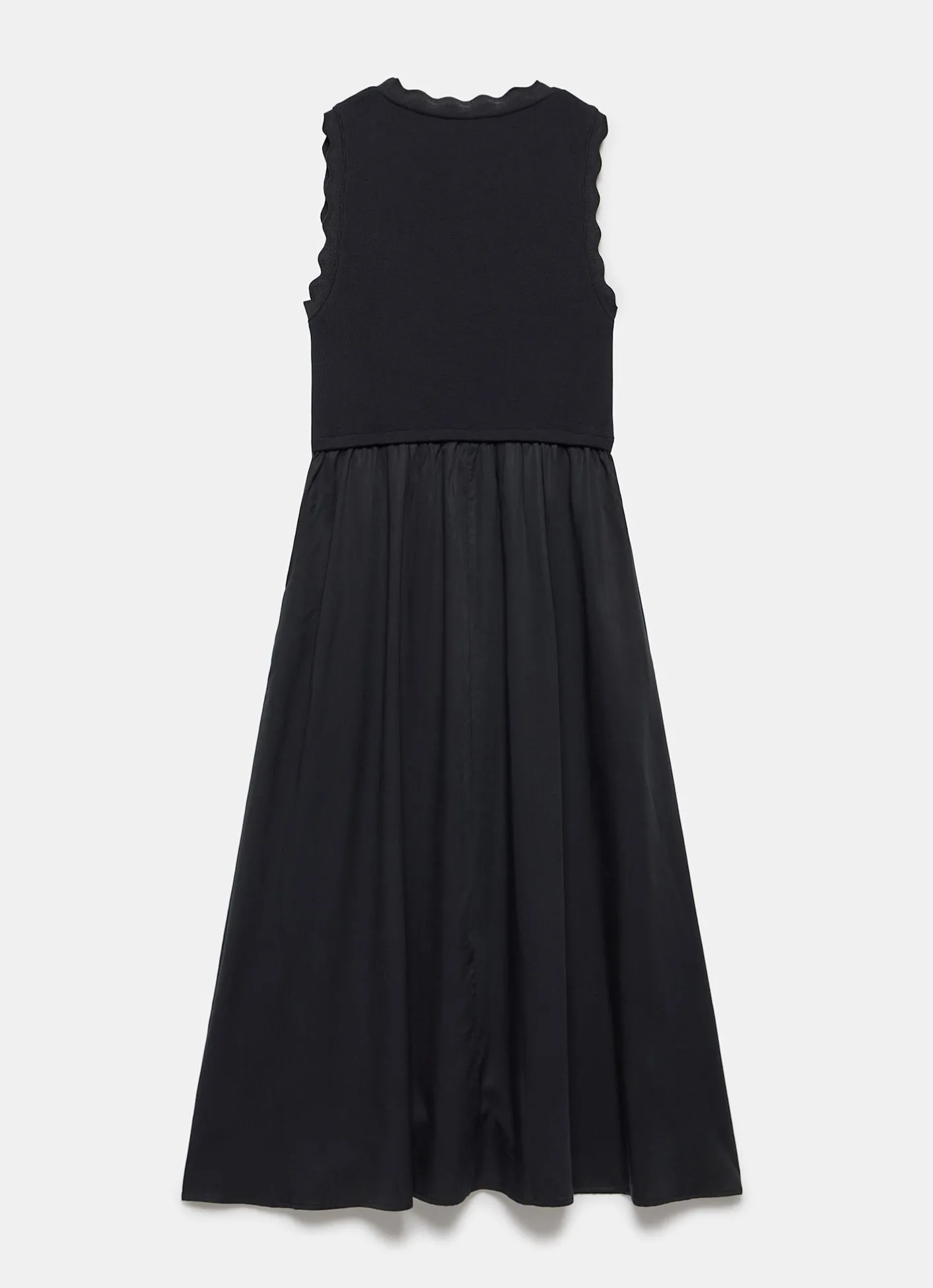 Best Scallop Trim Midi Dress Summer Dresses|Midi Dresses