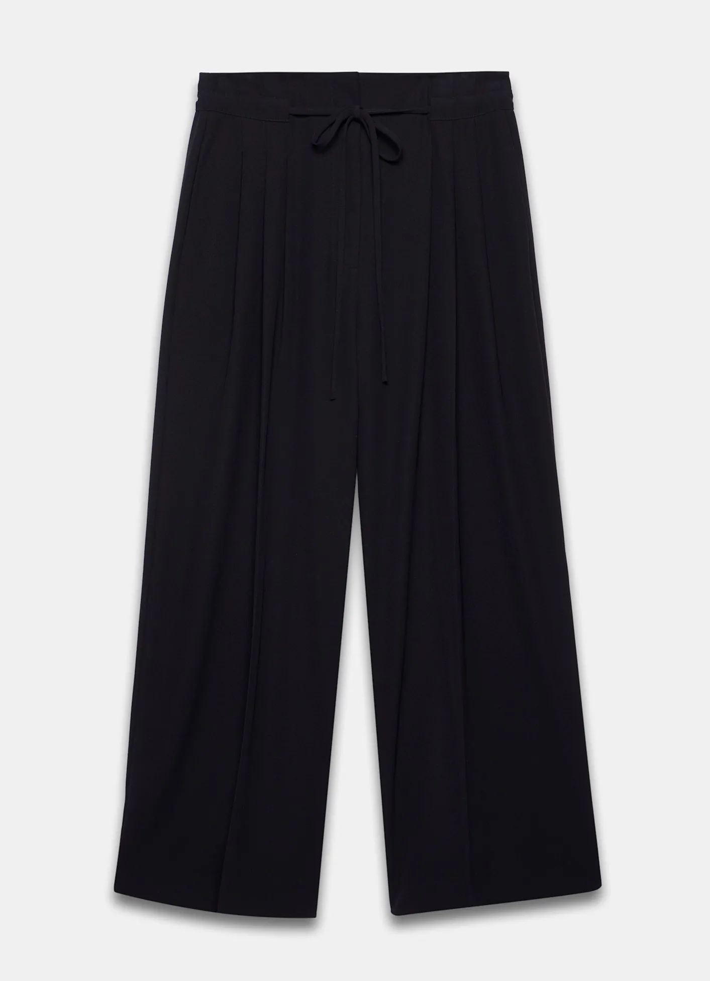 Discount Tie Detail Wide Trousers Wide Leg Trousers|Trousers