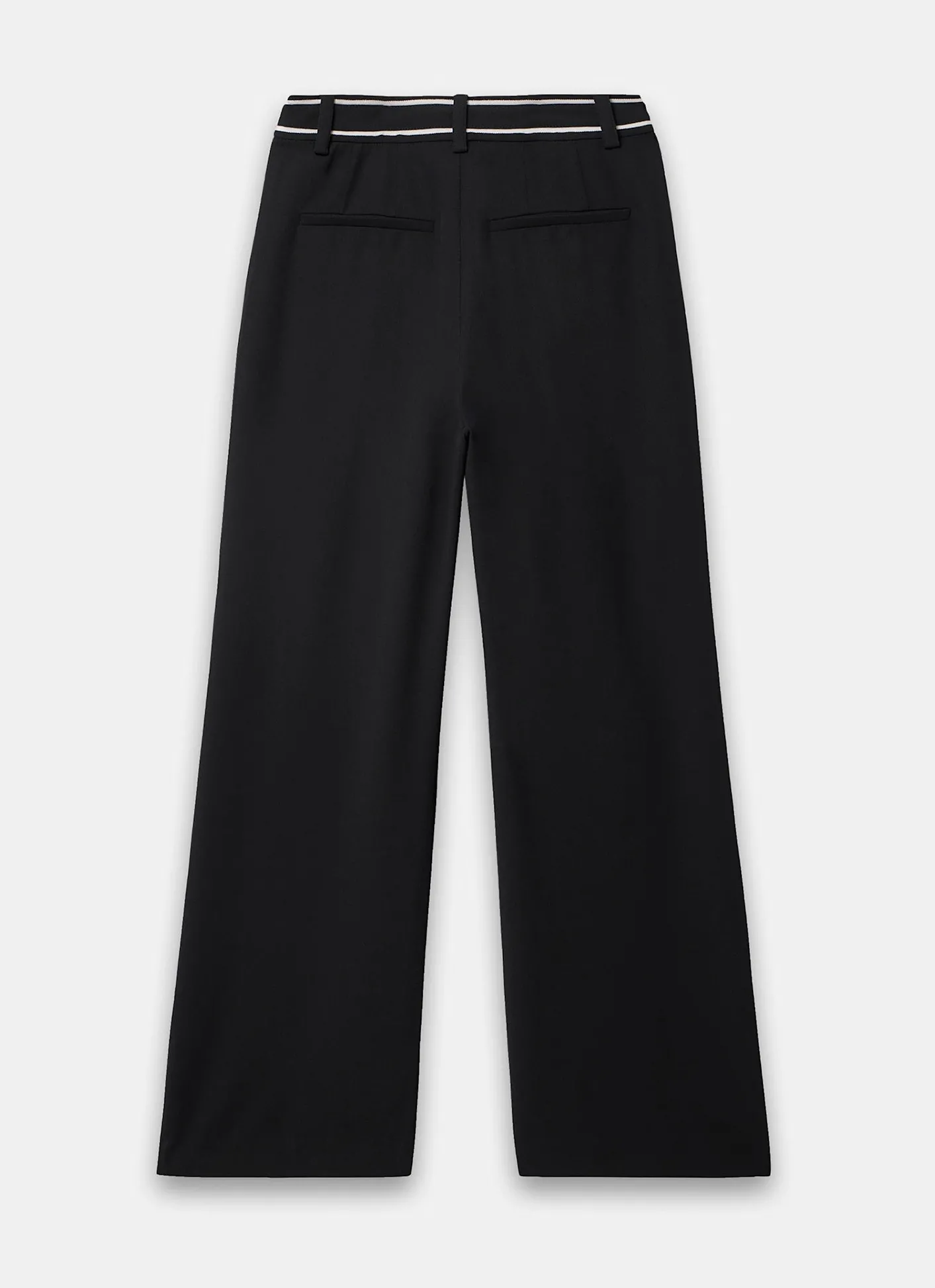 Best Waist Detail Wide Trousers Wide Leg Trousers|Trousers