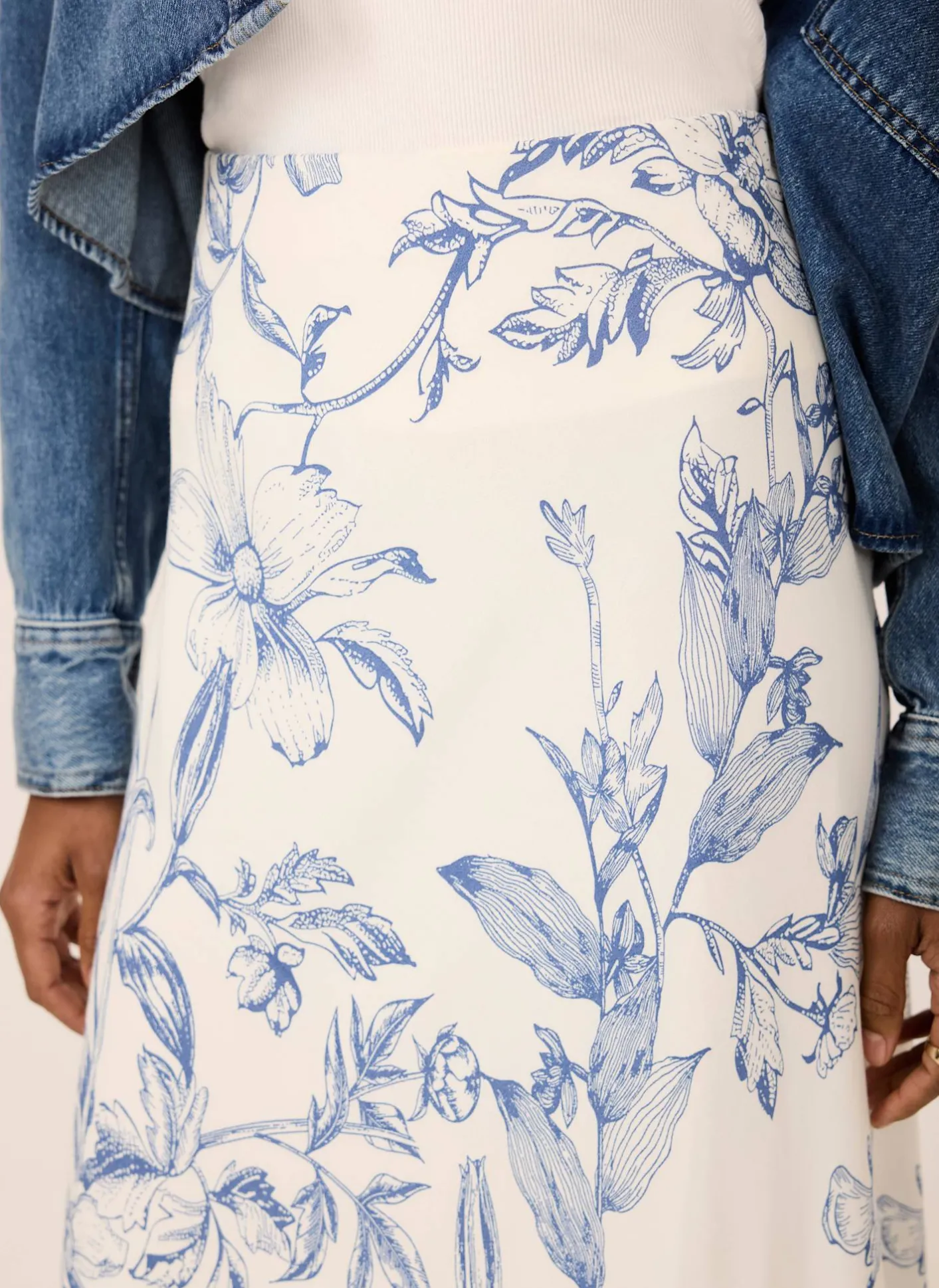 Clearance Floral Print Slip Skirt Maxi Skirts|Skirts