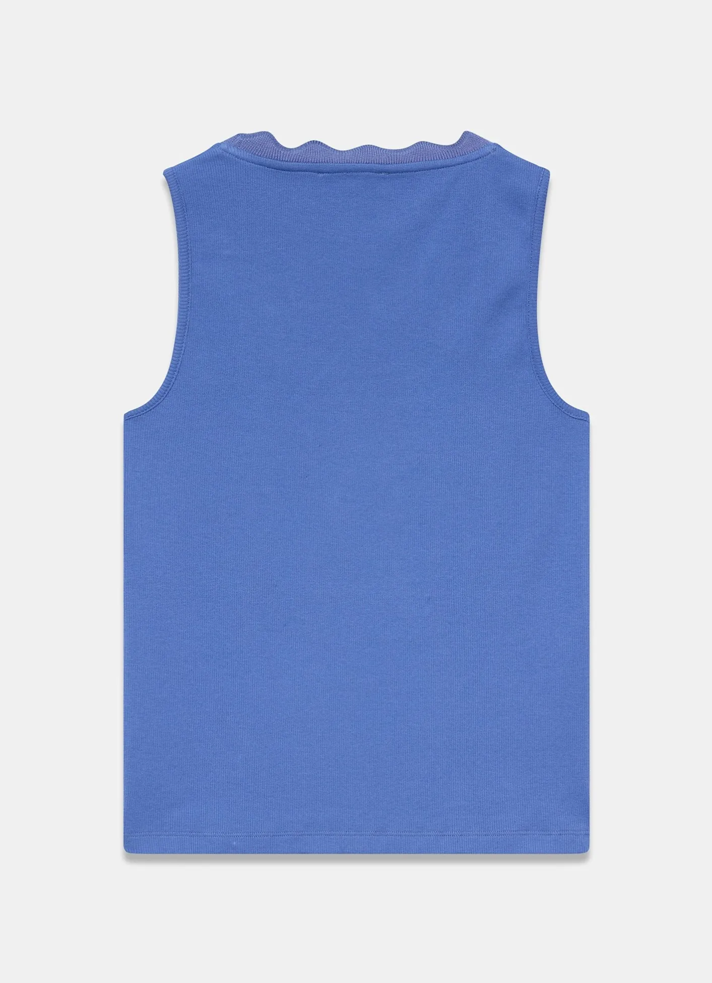 Best Scallop Trim Vest Top T-Shirts|T-Shirts