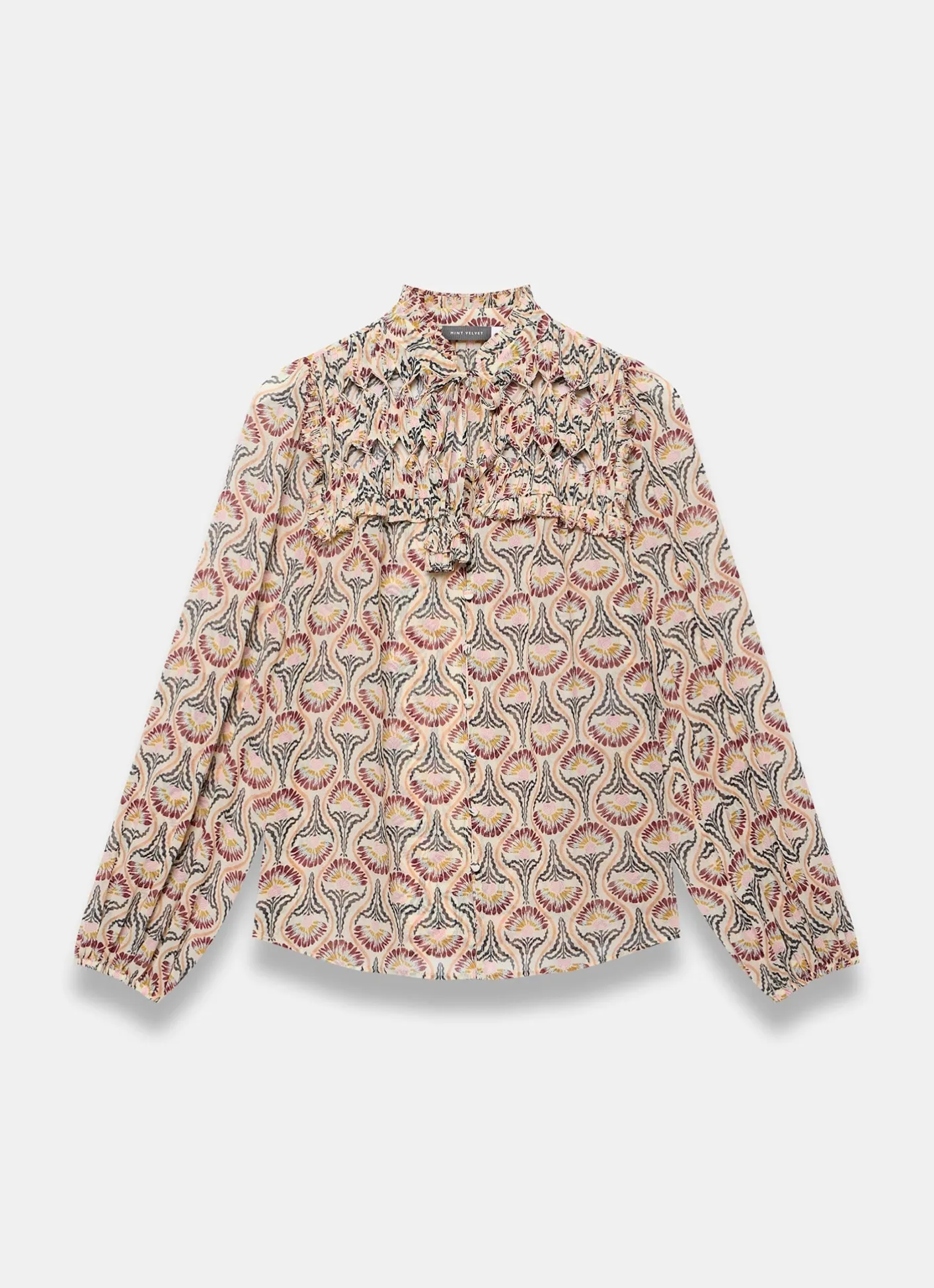Hot Floral Print Blouse Shirts & Blouses|All Tops