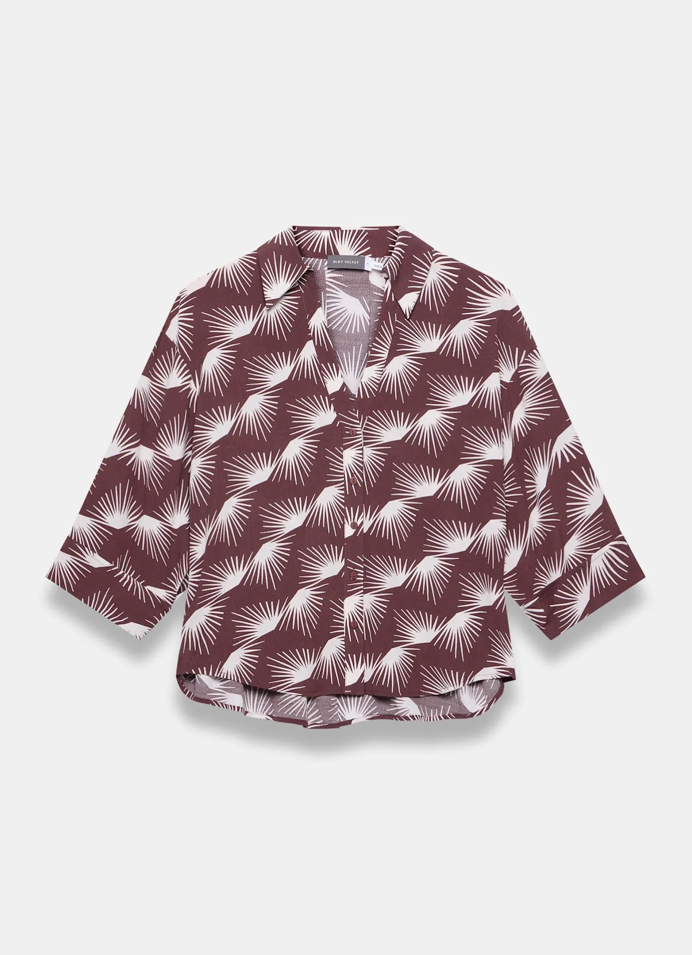 Outlet Graphic Print Shirt Shirts & Blouses
