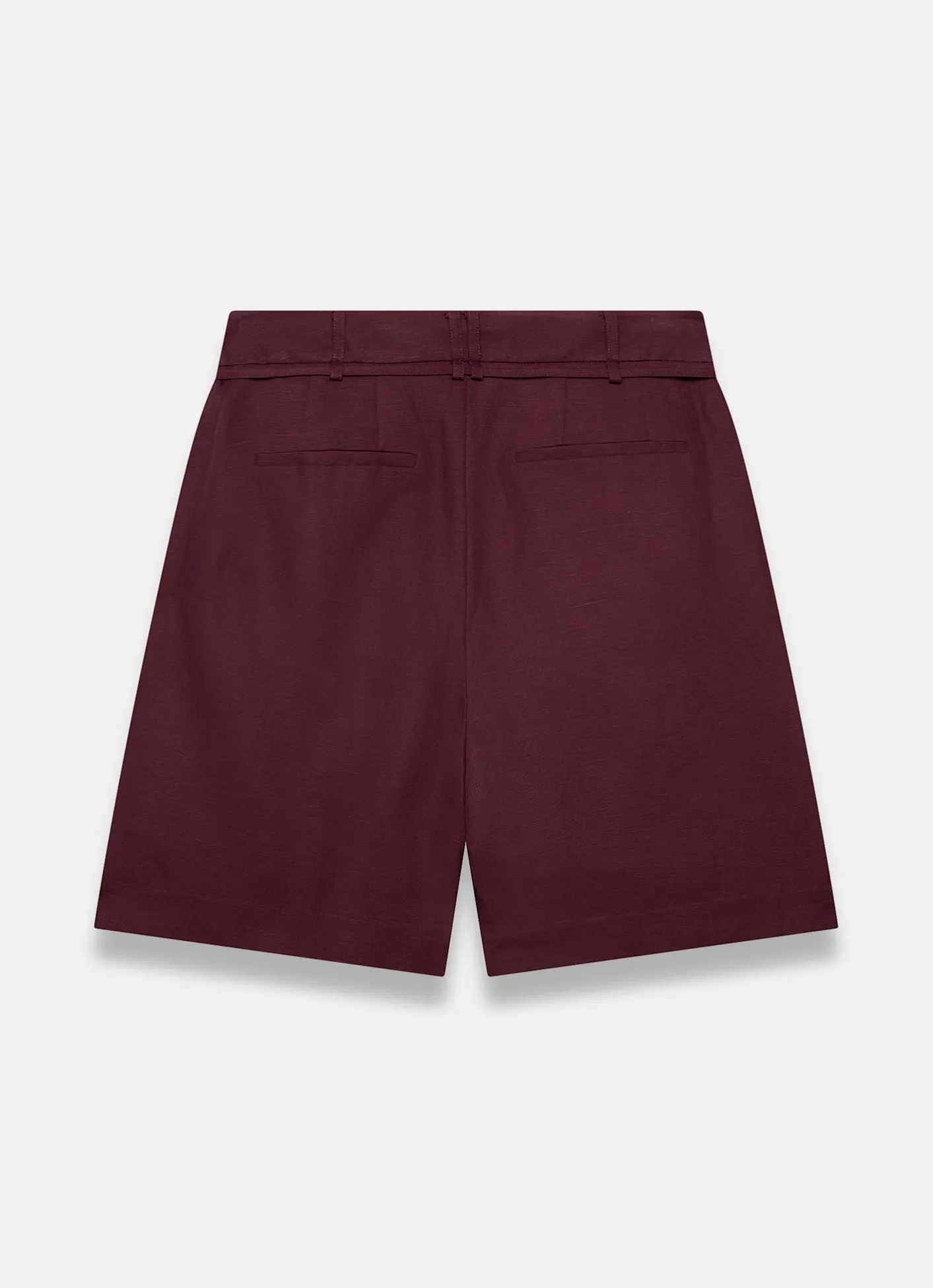 Outlet Linen Blend Shorts Shorts|Trousers