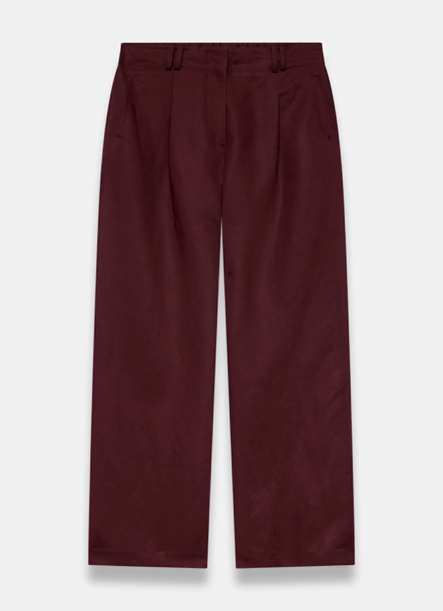Outlet Linen Blend Wide Leg Trousers Wide Leg Trousers|Trousers