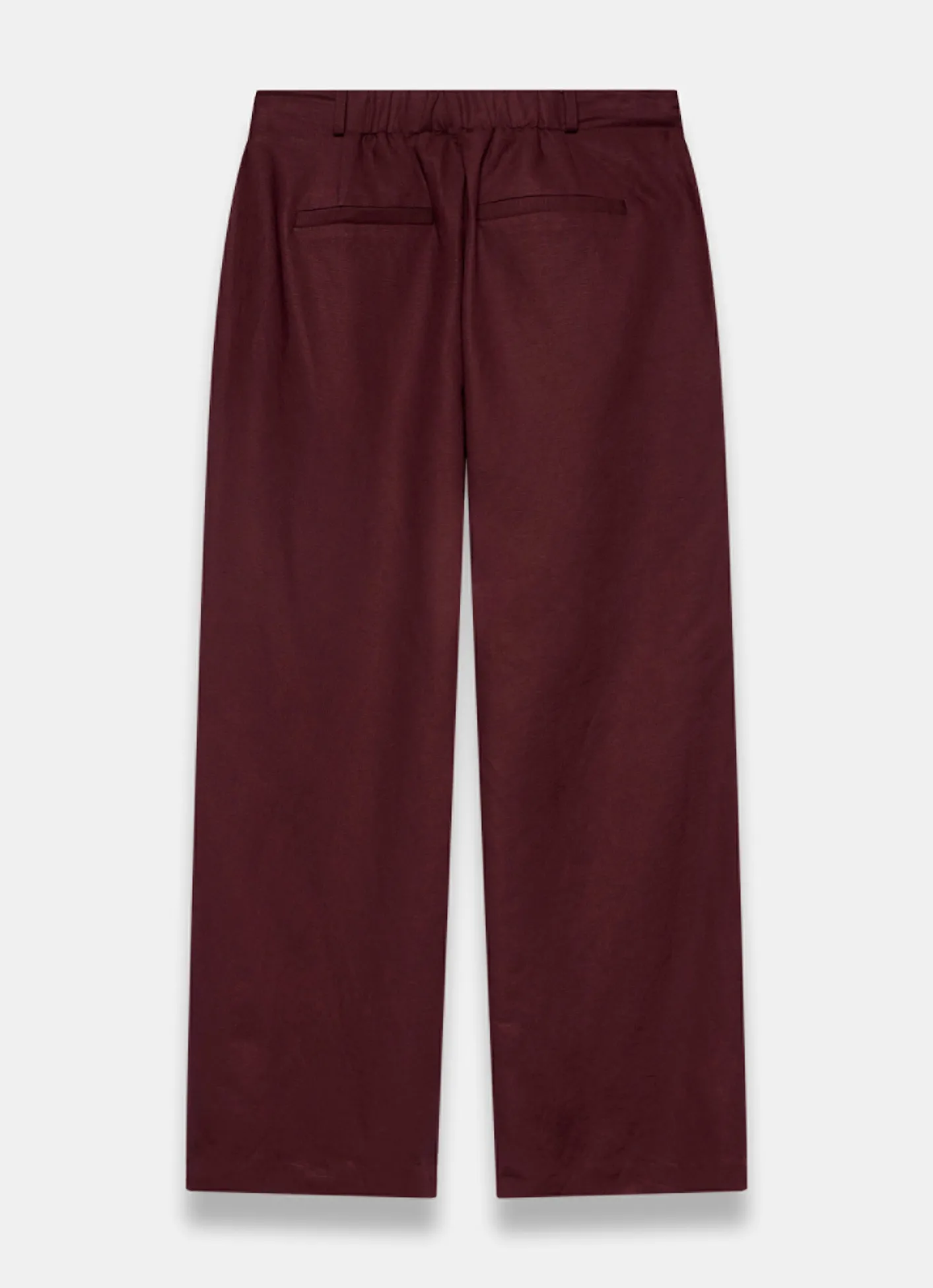 Outlet Linen Blend Wide Leg Trousers Wide Leg Trousers|Trousers
