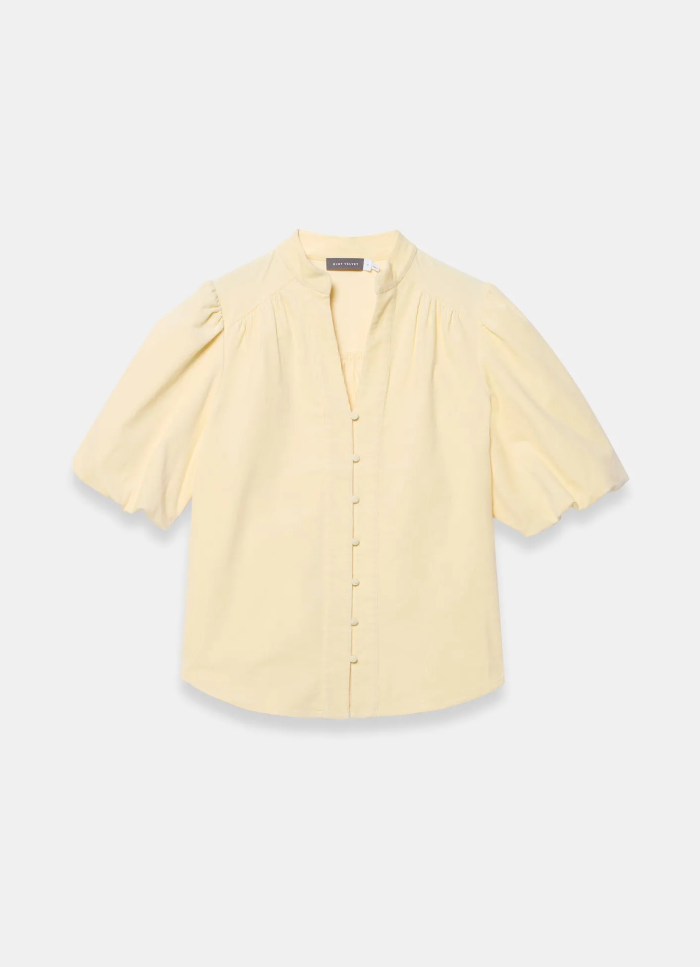 Sale Butter Corduroy Puff Sleeve Blouse Shirts & Blouses