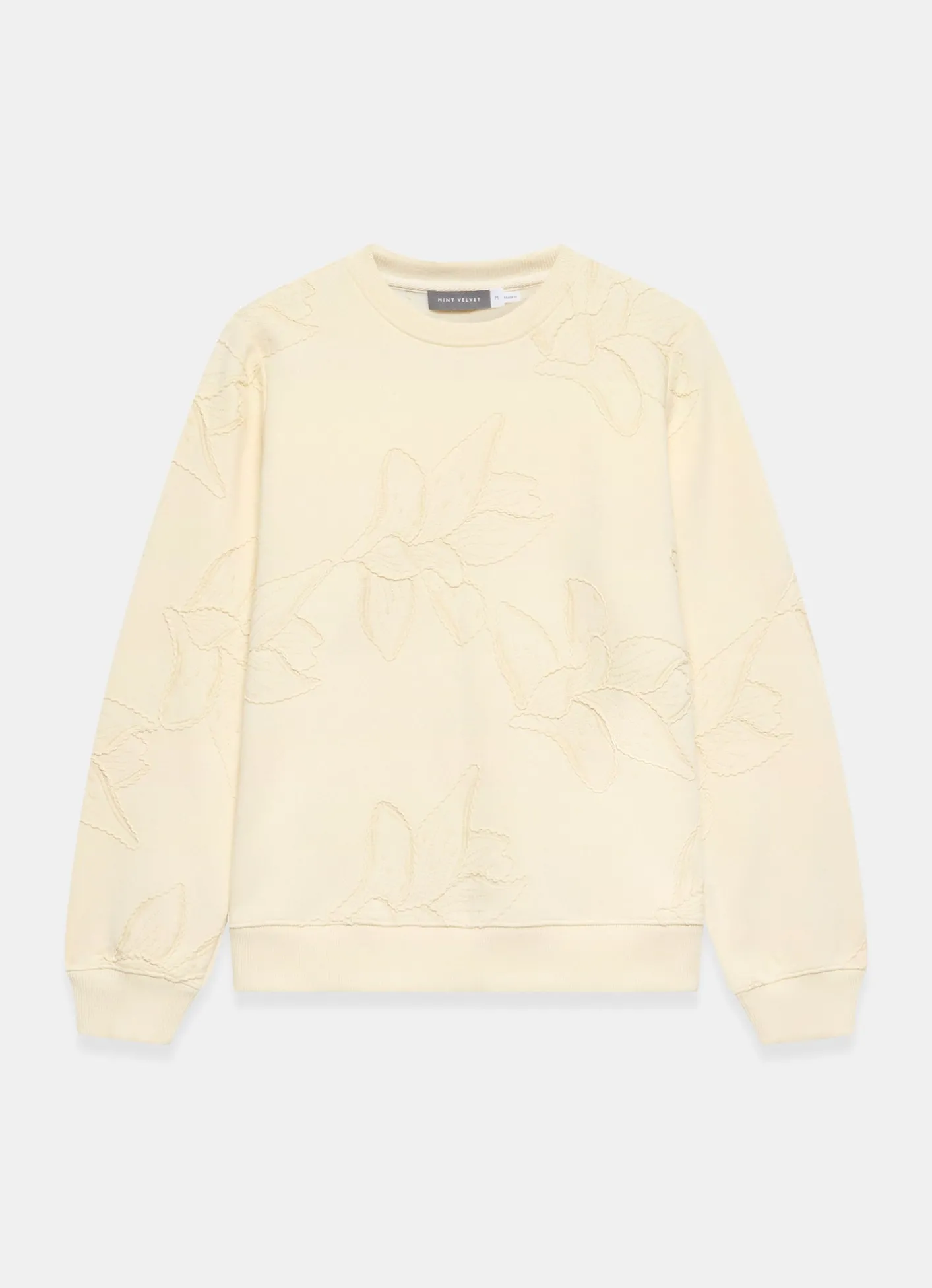 Best Butter Embroidered Sweatshirt Sweatshirts|Sweatshirts