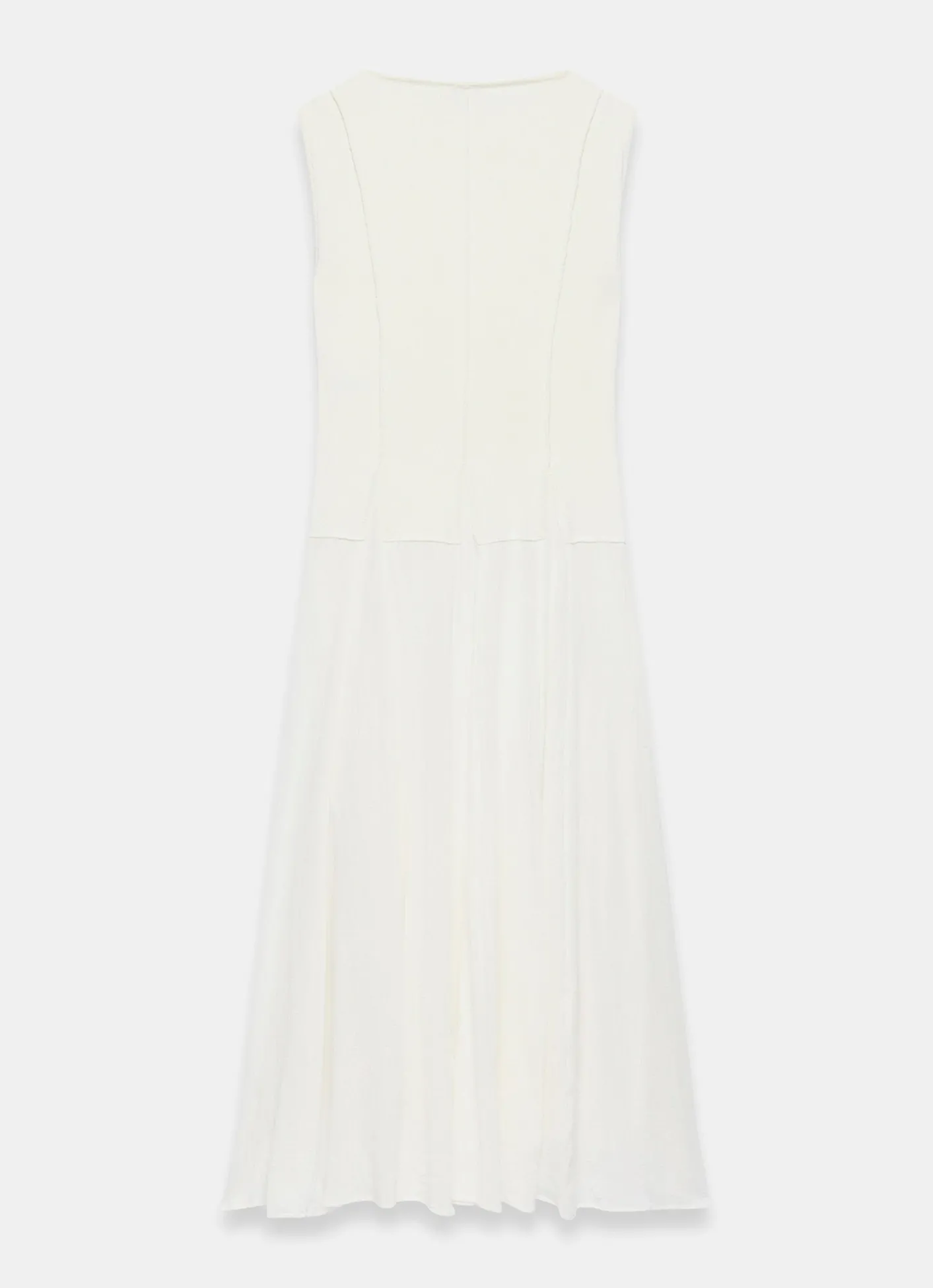 Sale Cream Cotton Blend Drop Waist Maxi Dress Summer Dresses|Maxi Dresses