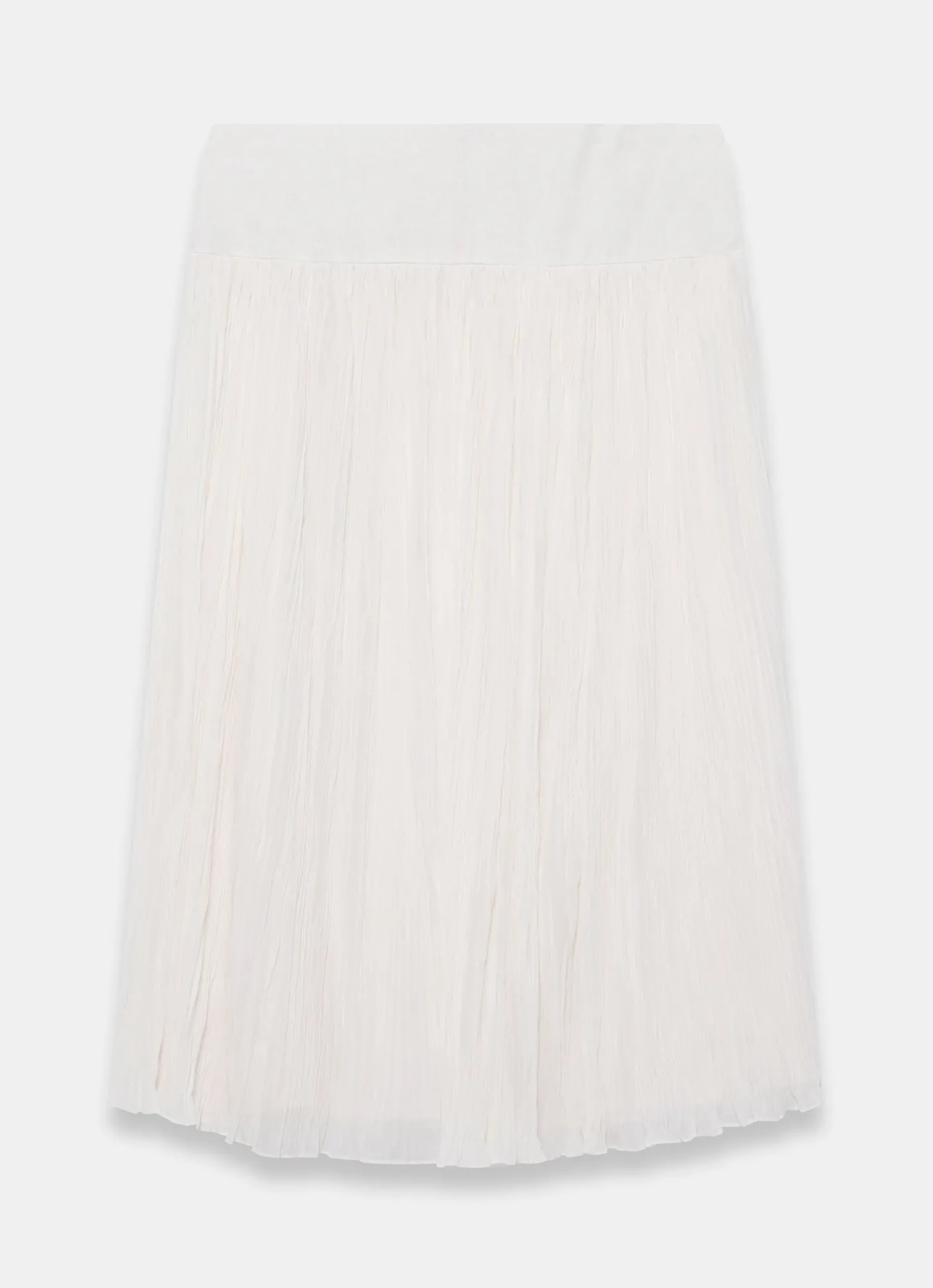 Discount Cream Drop Waist Crinkle Midi Skirt Midi Skirts|Skirts