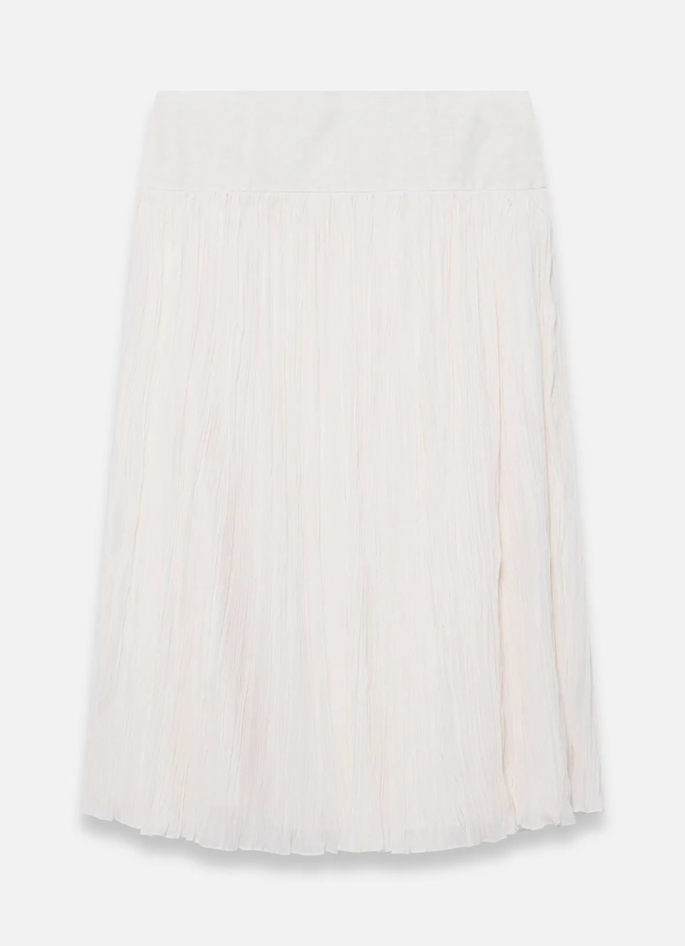 Discount Cream Drop Waist Crinkle Midi Skirt Midi Skirts|Skirts