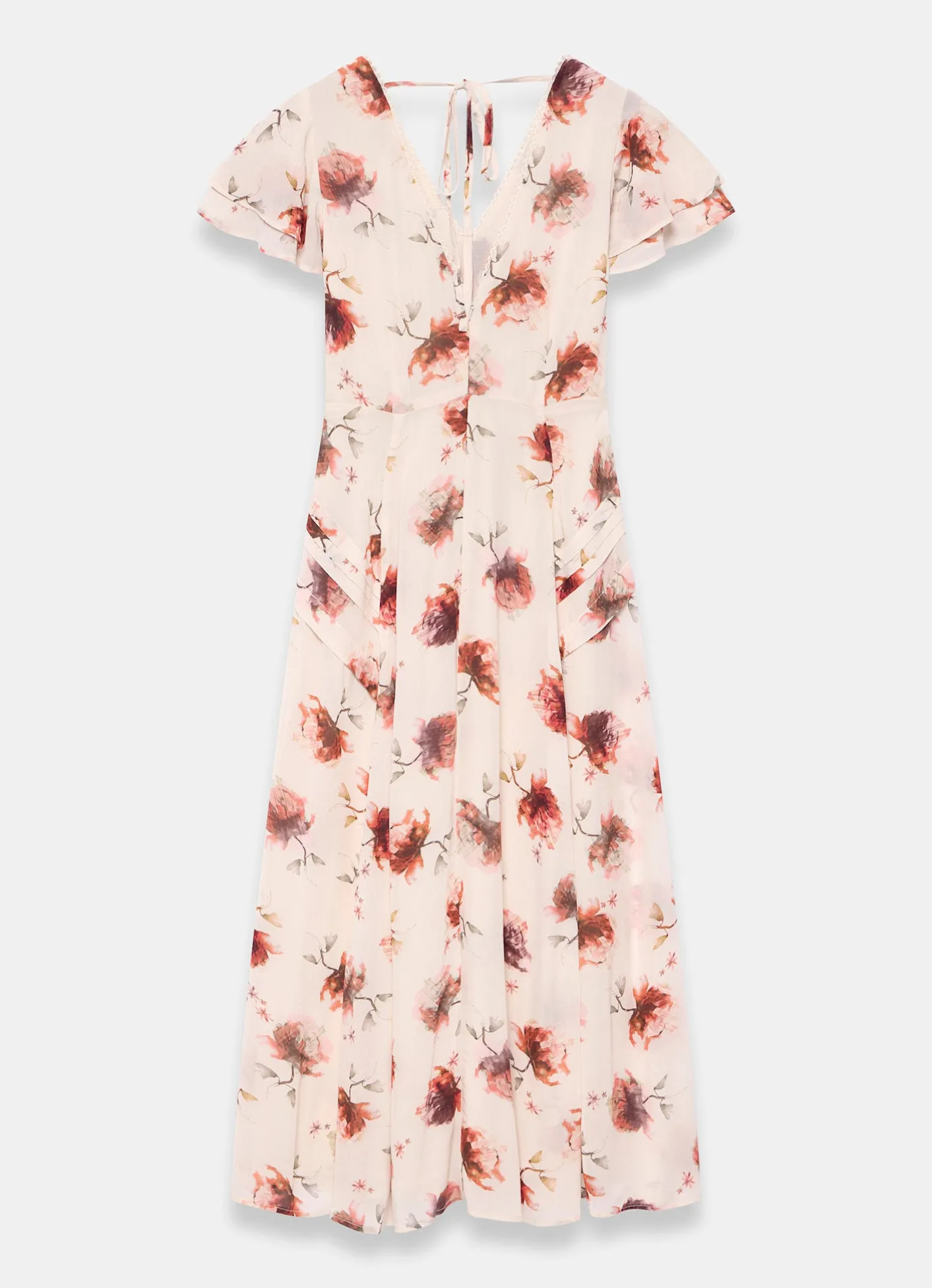 Clearance Floral Print Midi Dress Summer Dresses|Midi Dresses