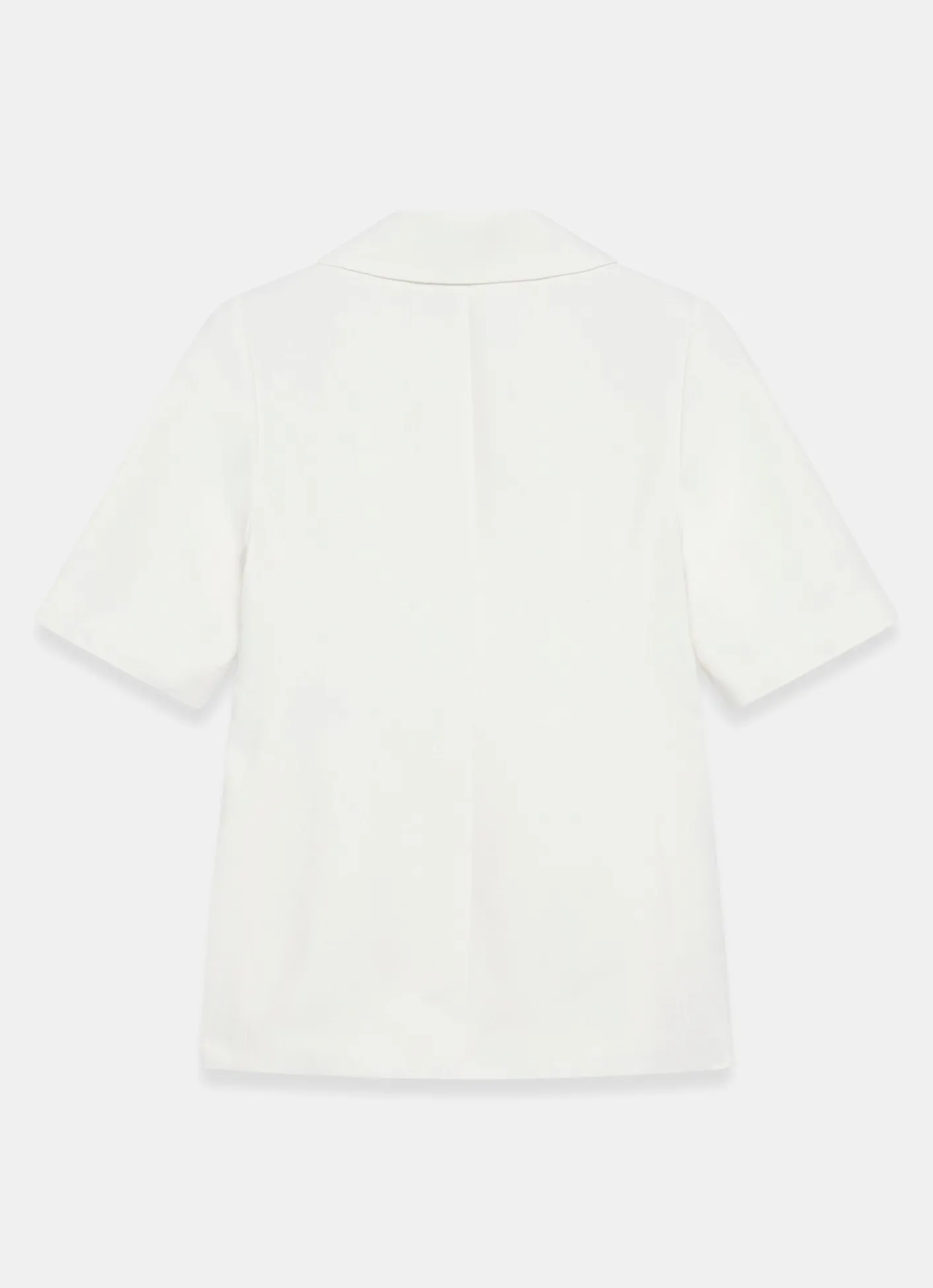 Clearance Linen Blend Short Sleeve Blazer Jackets