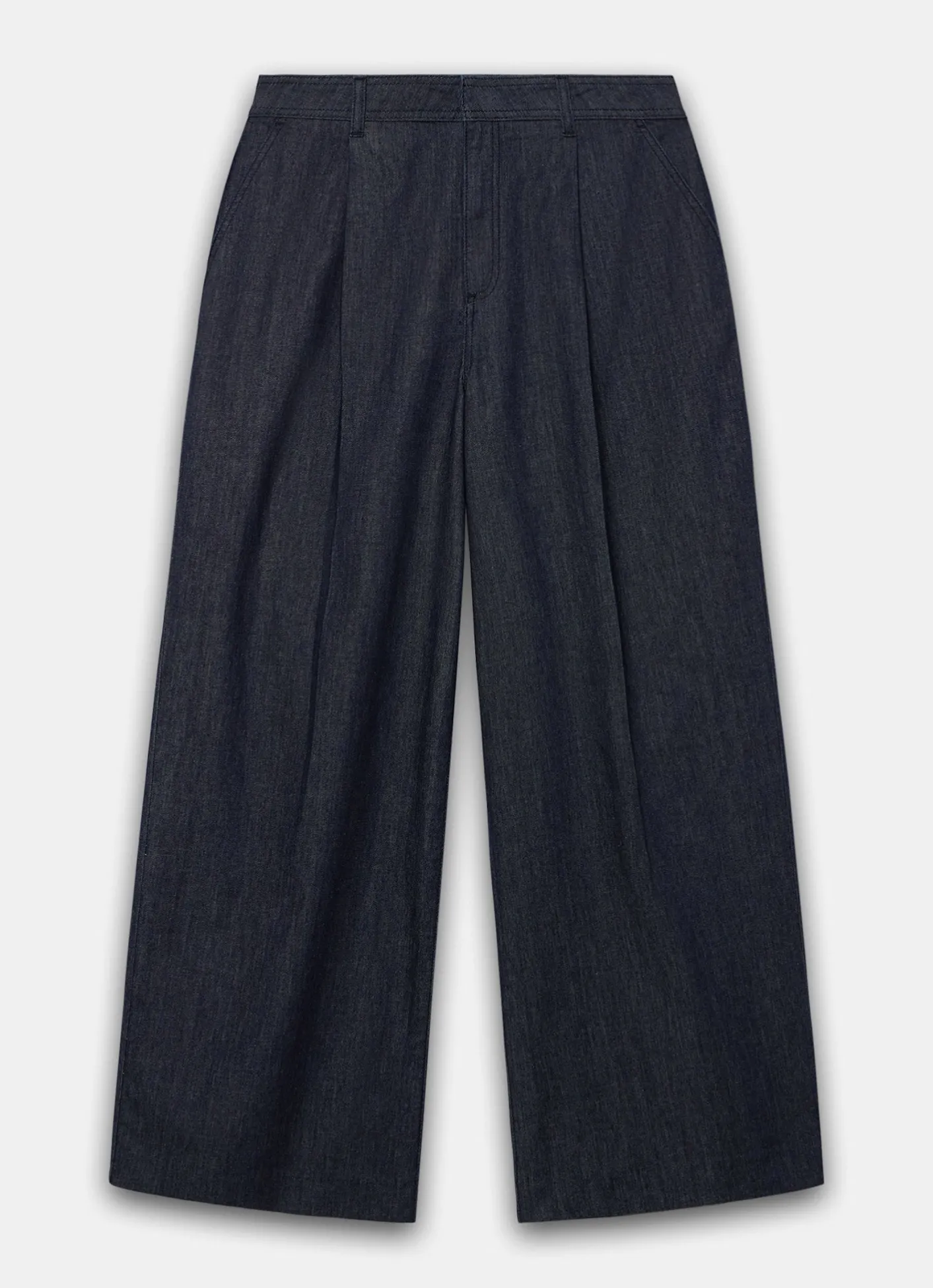 Best Dark Indigo Tailored Wide Jeans Jeans|Wide Leg Jeans