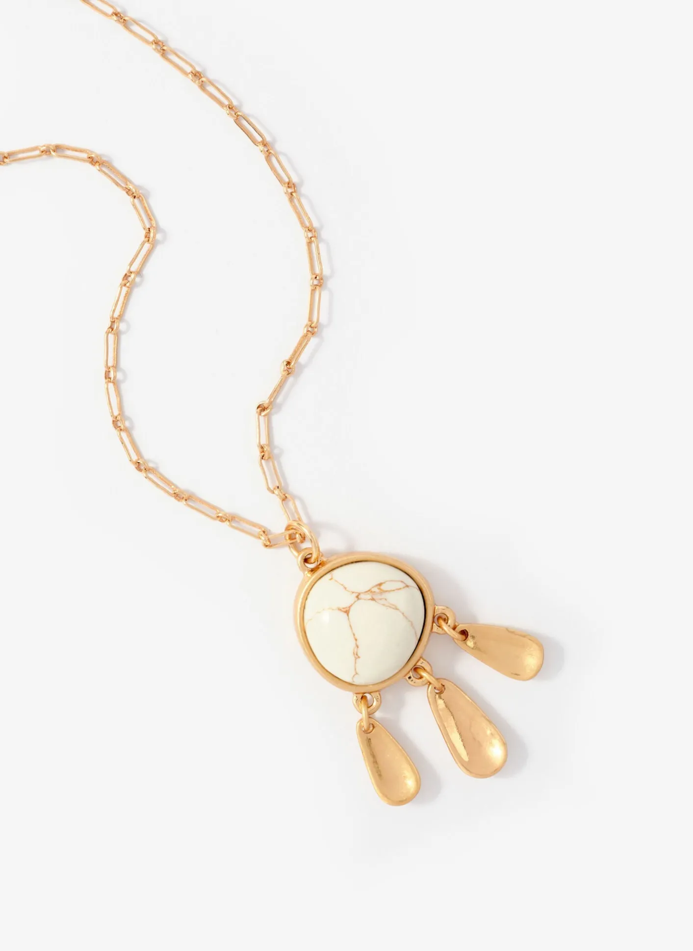 New Tone Drop Pendant Necklace Jewellery|Jewelry