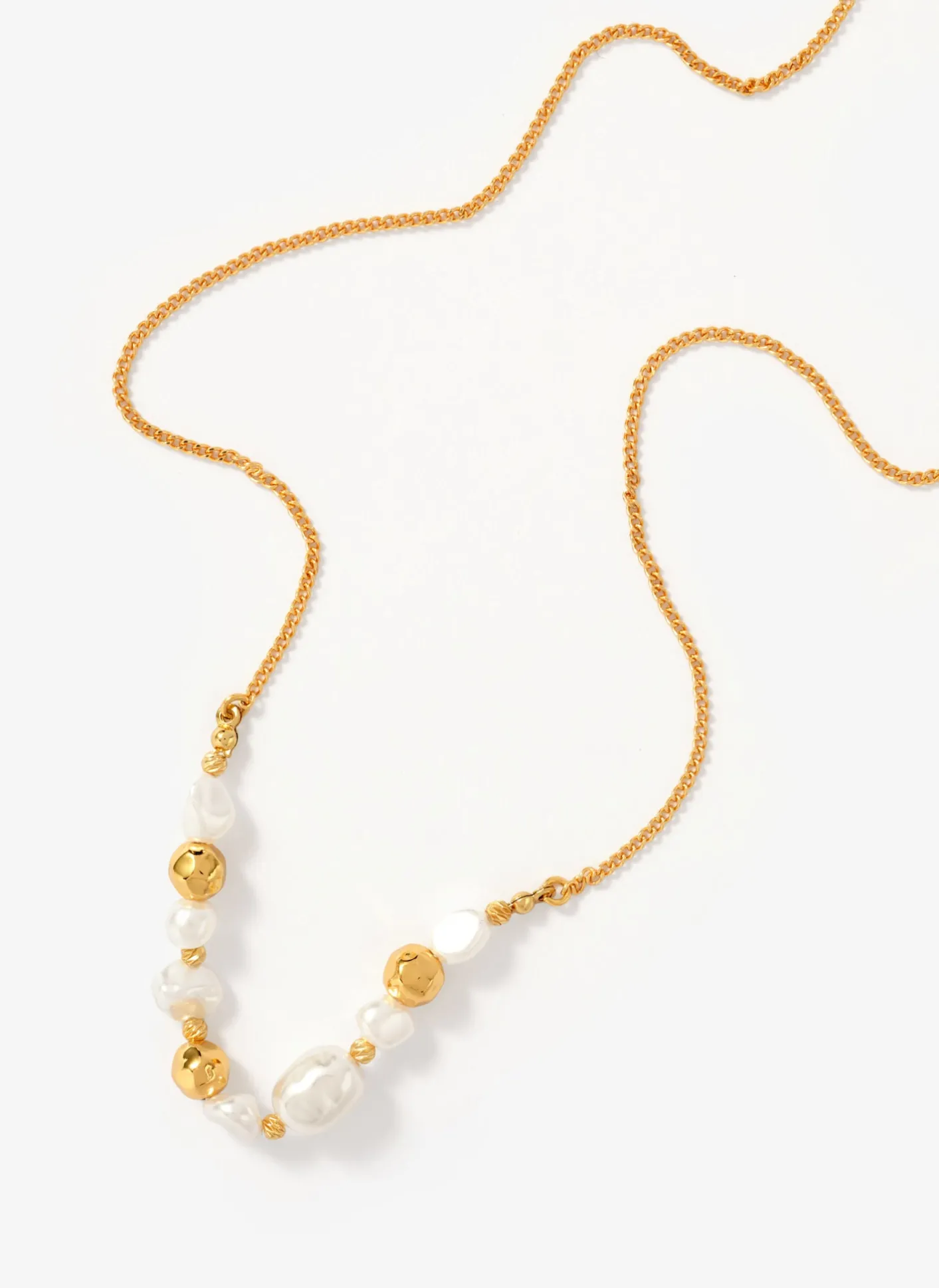 New Tone Pearl Long Necklace Jewellery|Jewelry