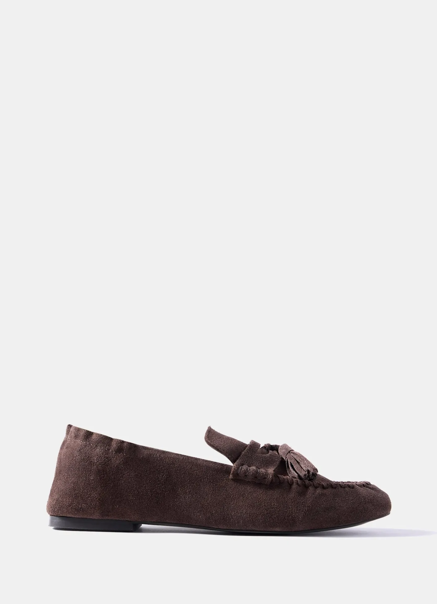Discount Indie Suede Loafers Flat Shoes
