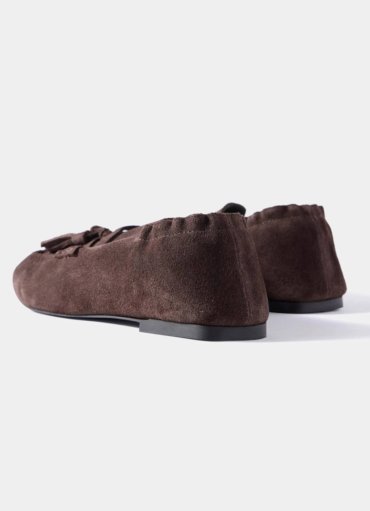 Discount Indie Suede Loafers Flat Shoes