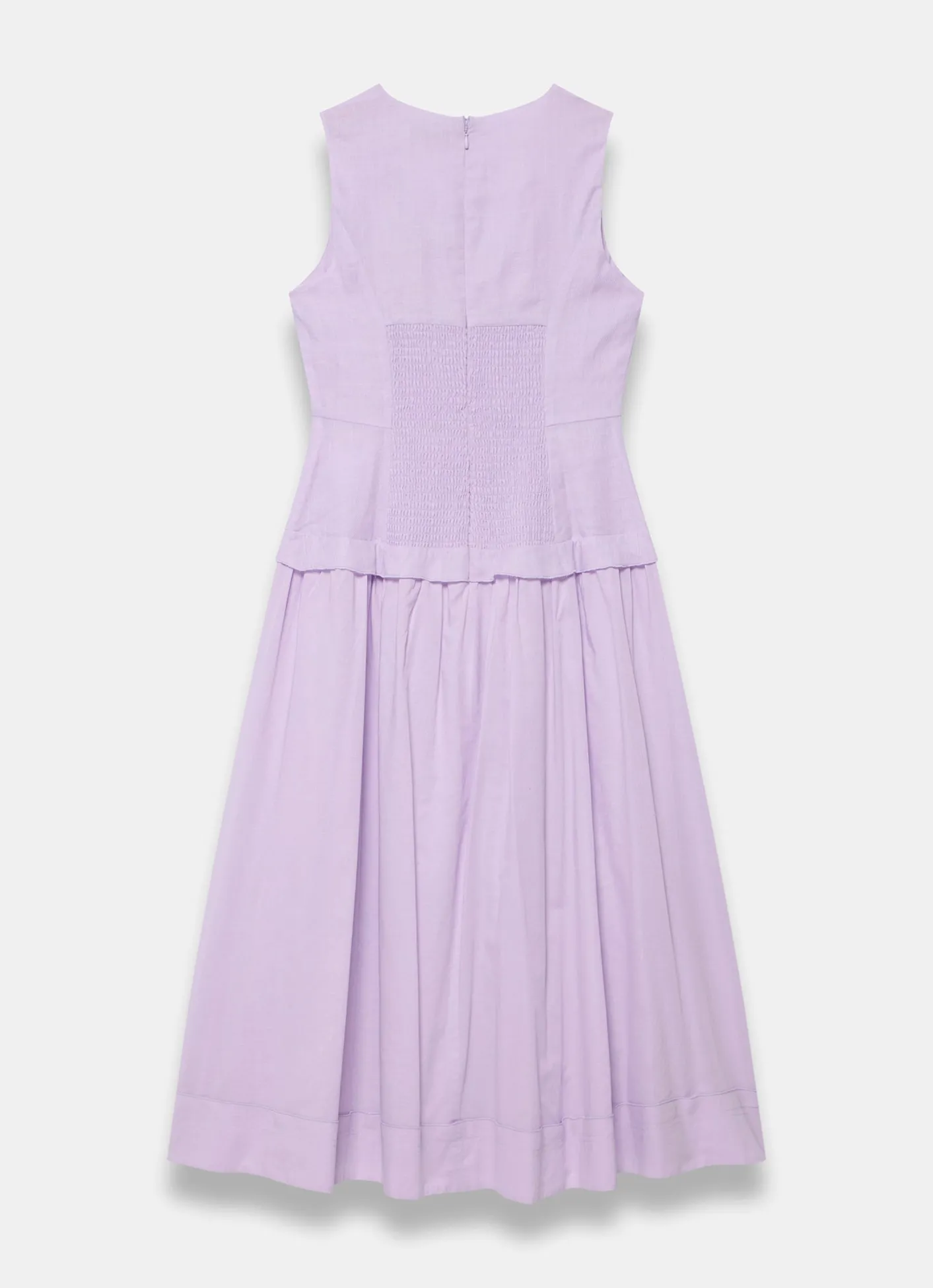 Online Ramie Drop Waist Midi Dress Summer Dresses|Midi Dresses