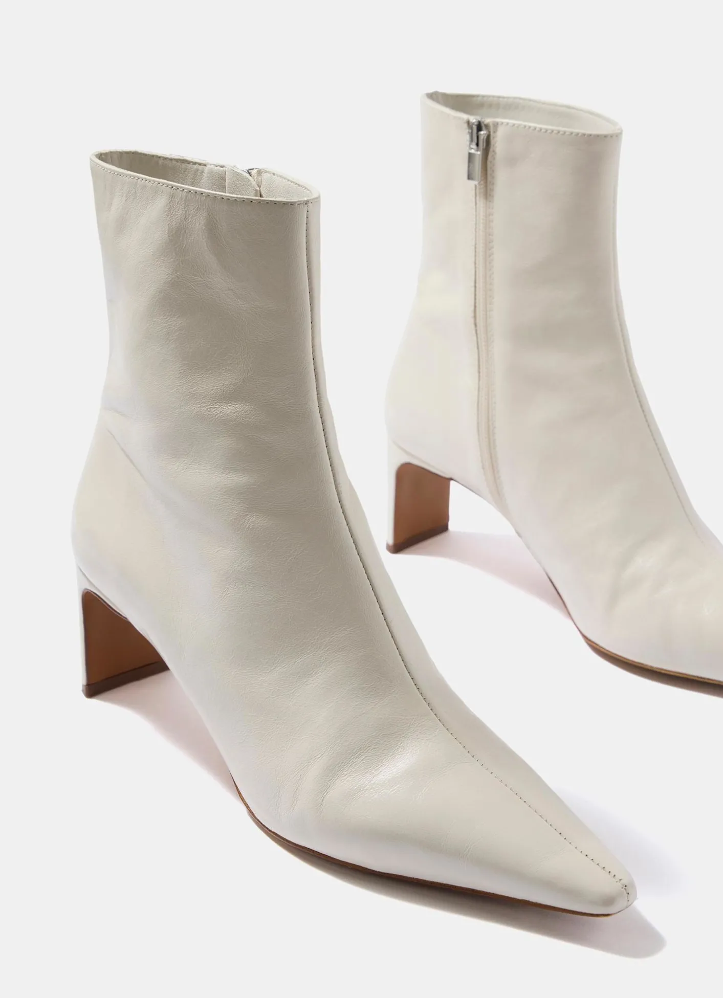 Hot Macy Leather Ankle Boots Boots