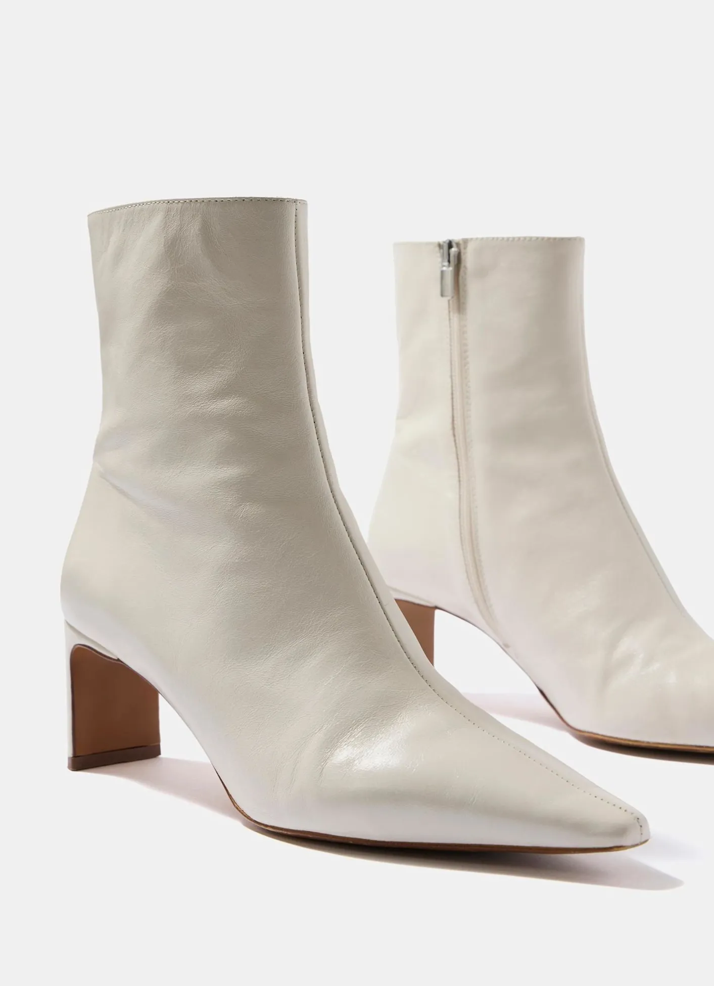 Hot Macy Leather Ankle Boots Boots