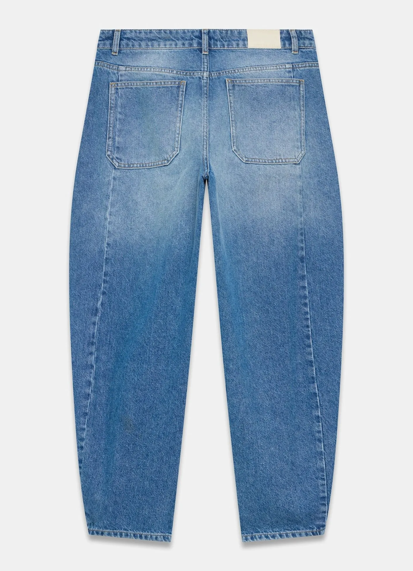 Online Mid Indigo Balloon Popper Jeans Jeans|Barrel & Balloon Jeans