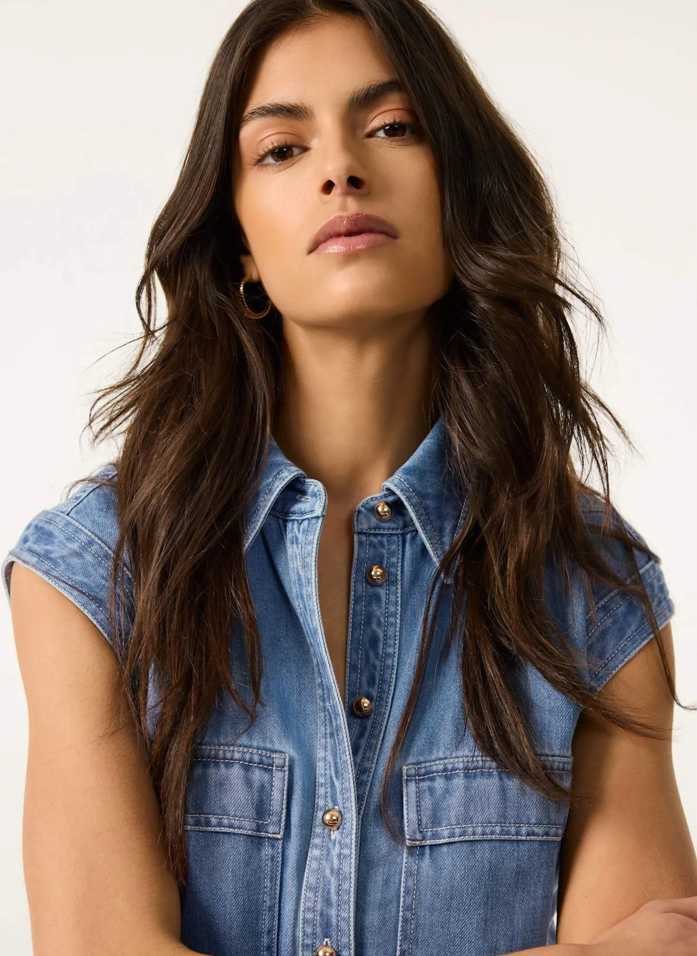 Online Mid Indigo Denim Jumpsuit Jumpsuits