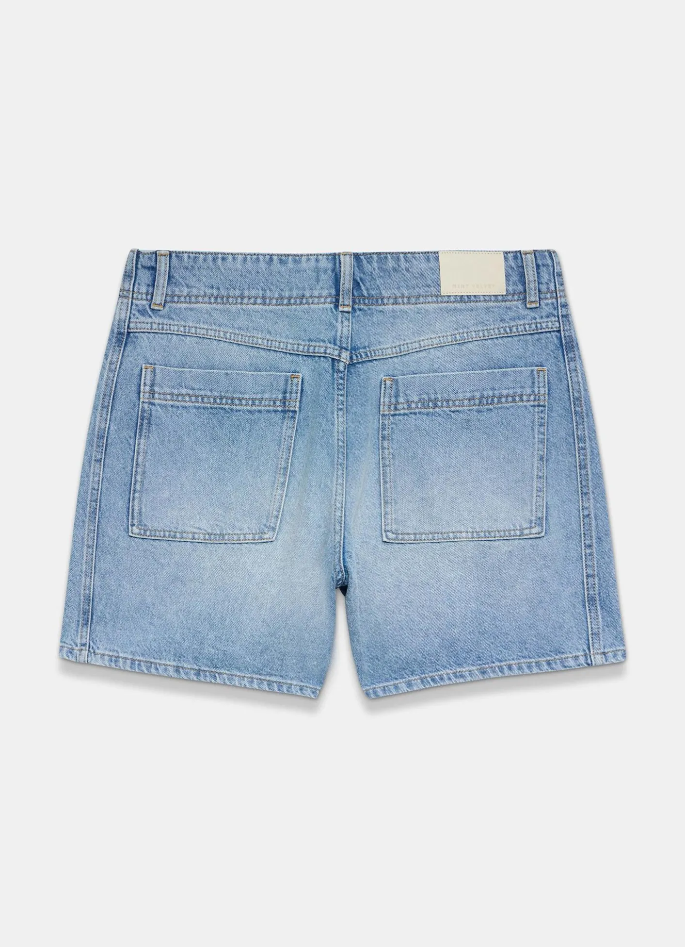 Online Mid Indigo Denim Shorts Shorts|Trousers