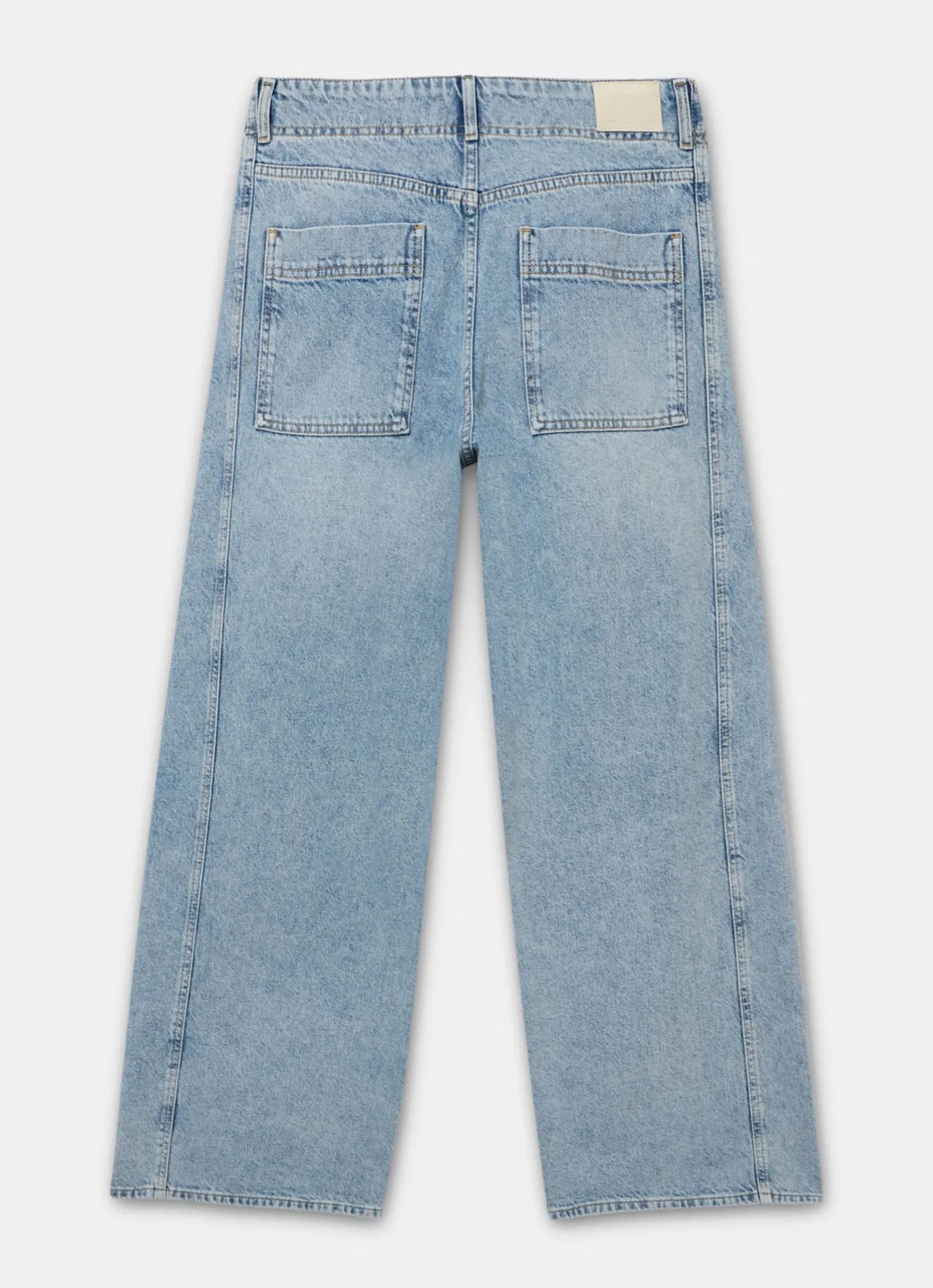 New Mid Indigo Relaxed Wide Leg Jeans Jeans|Wide Leg Jeans