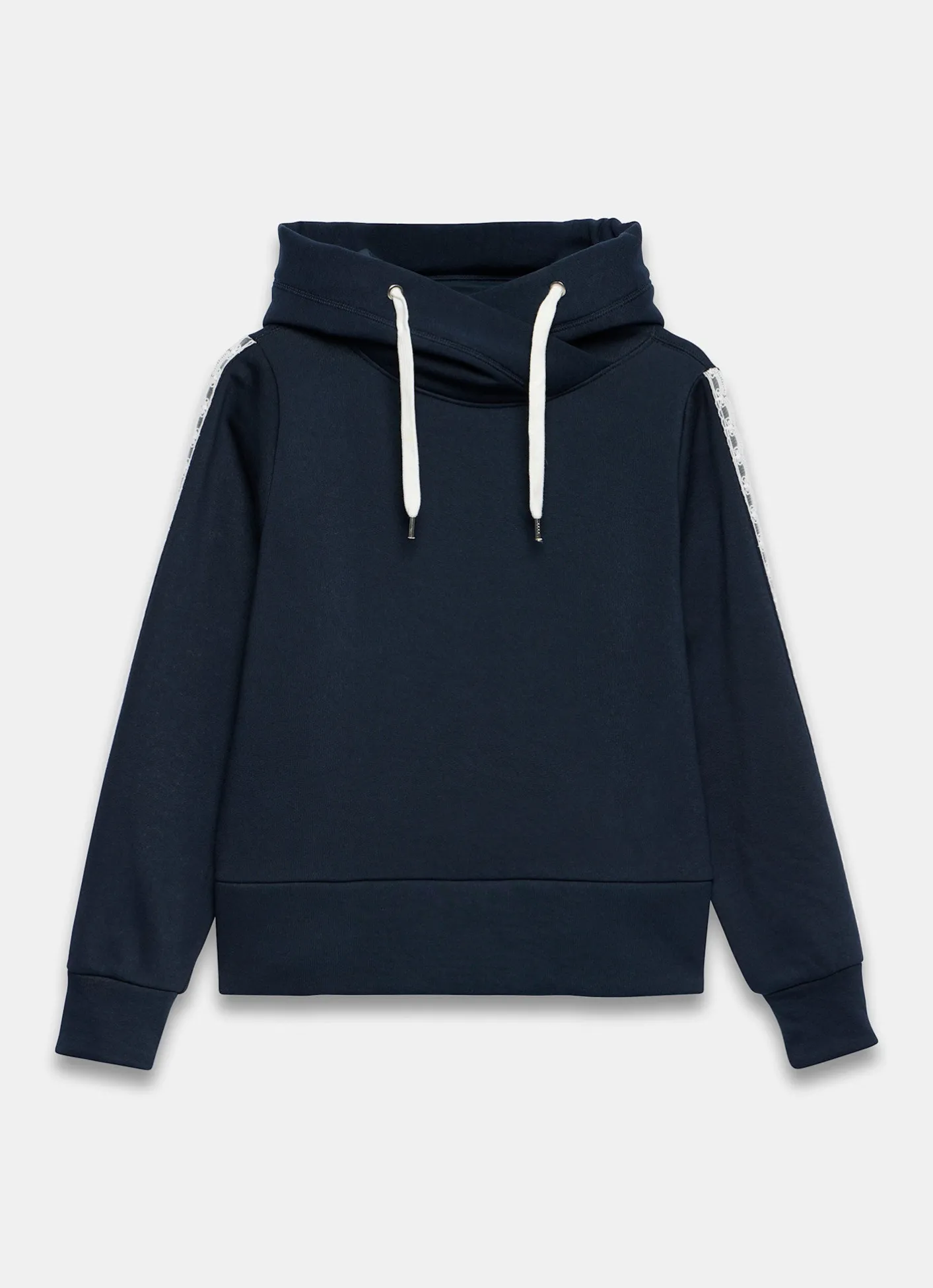 Sale Crochet Trim Hoodie Sweatshirts|Sweatshirts
