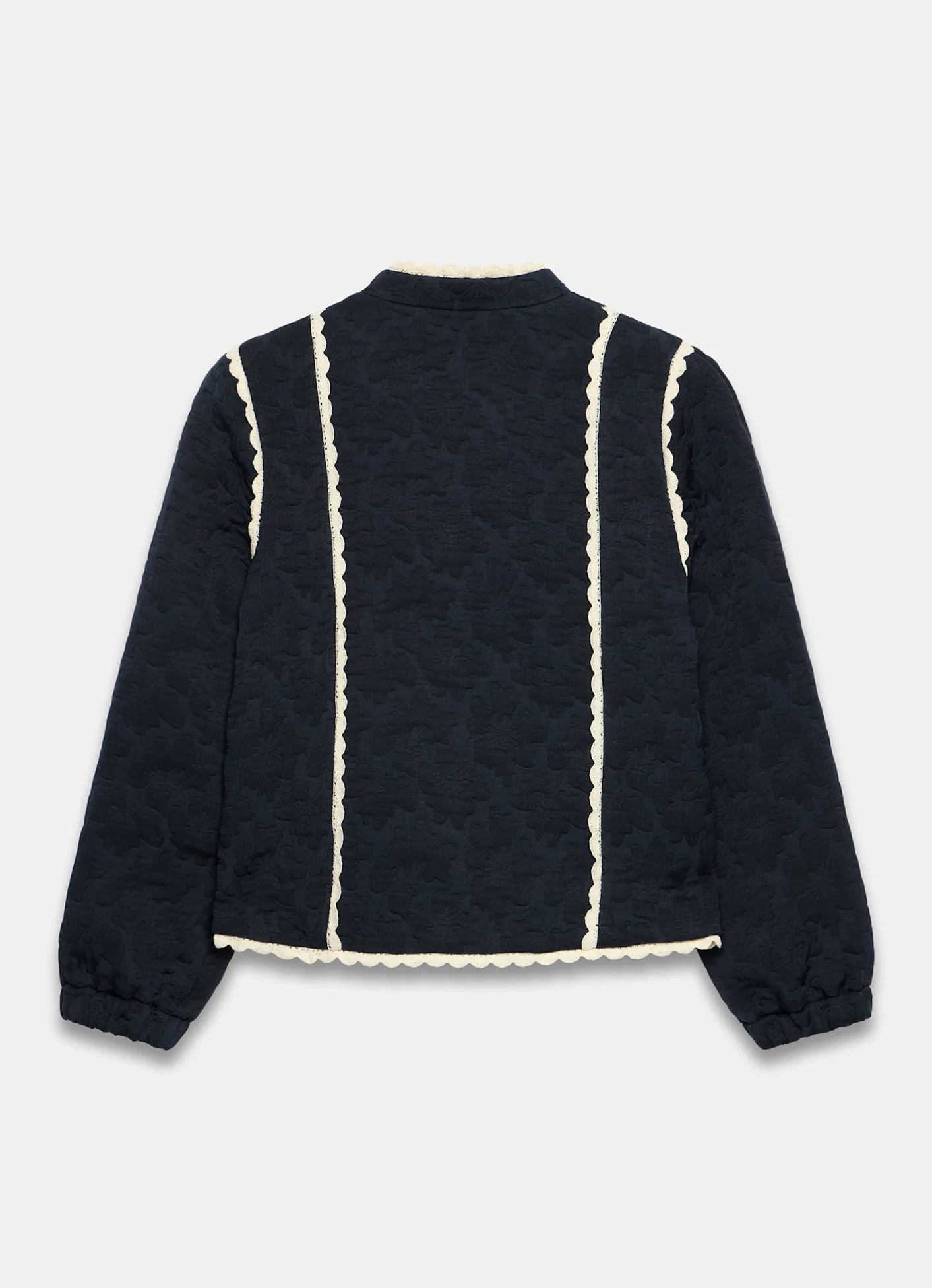 Best Floral Jacquard Quilted Jacket Jackets