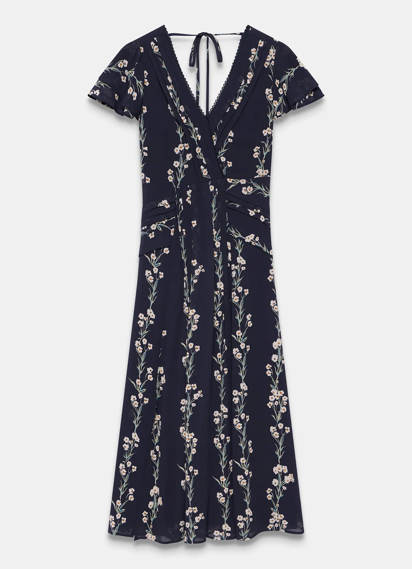 New Floral Print Midi Dress Midi Dresses|Printed Dresses