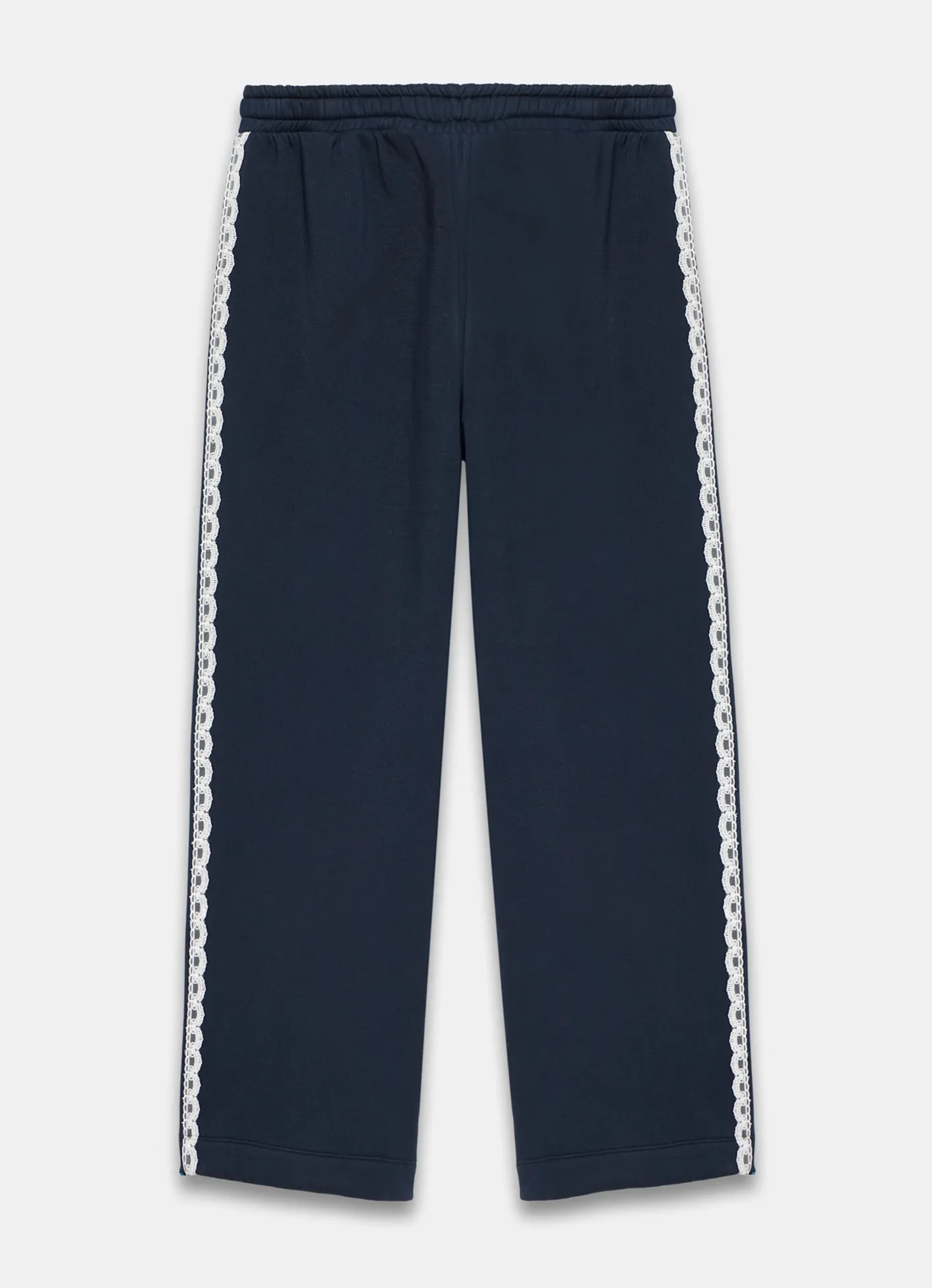 Discount Jersey Crochet Trim Wide Joggers Leggings & Joggers|Trousers