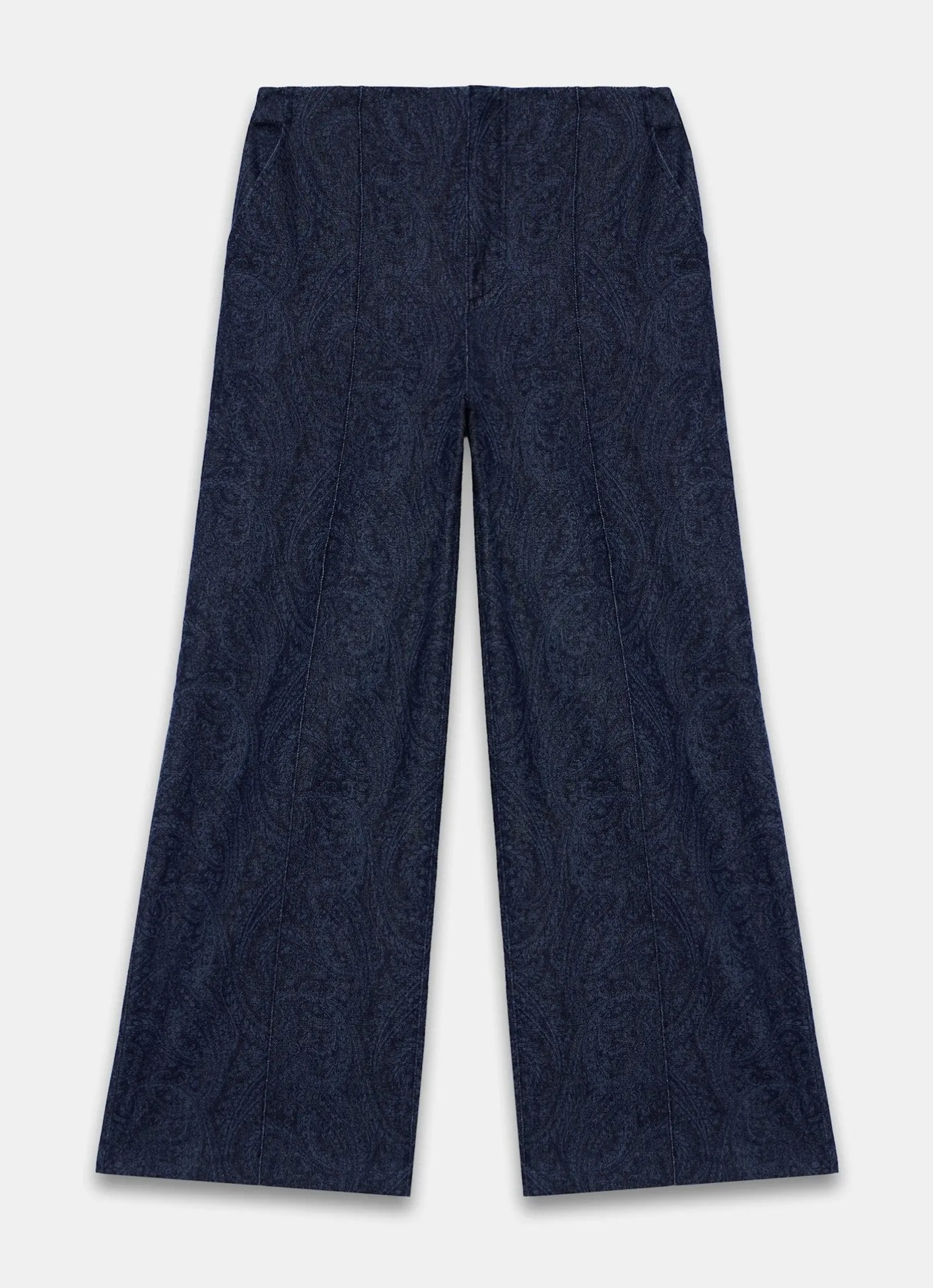 Discount Paisley Denim Wide Jeans Jeans|Wide Leg Jeans