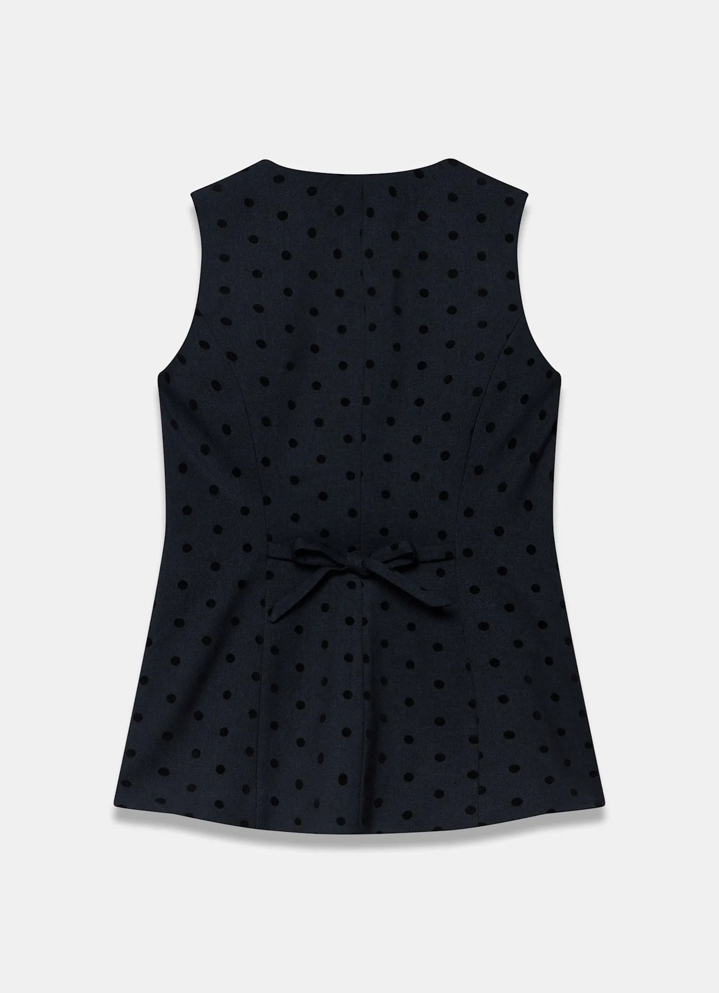 Best Polka Dot Longline Waistcoat Mv Limited|Waistcoats
