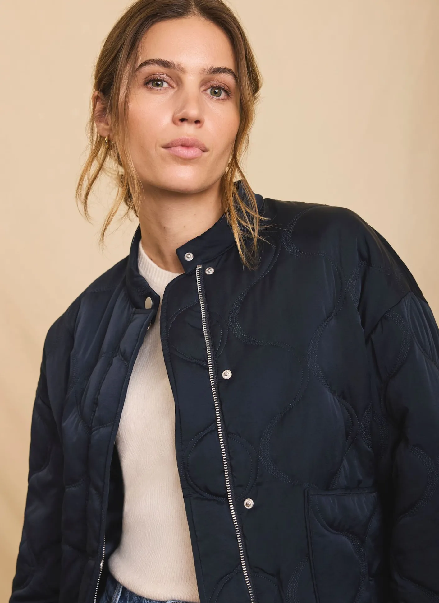 Discount Quilted Bomber Jacket Coats