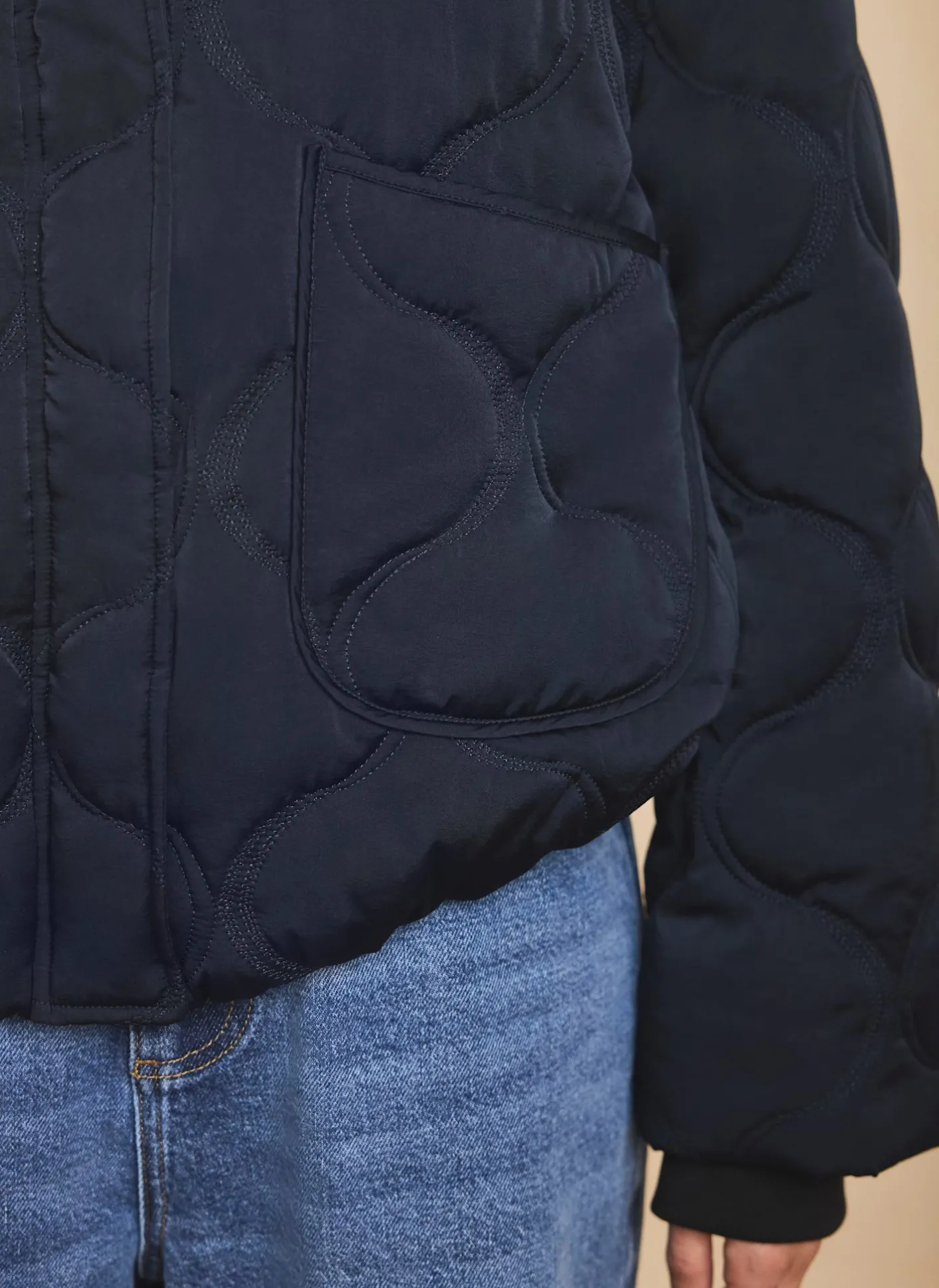 Discount Quilted Bomber Jacket Coats