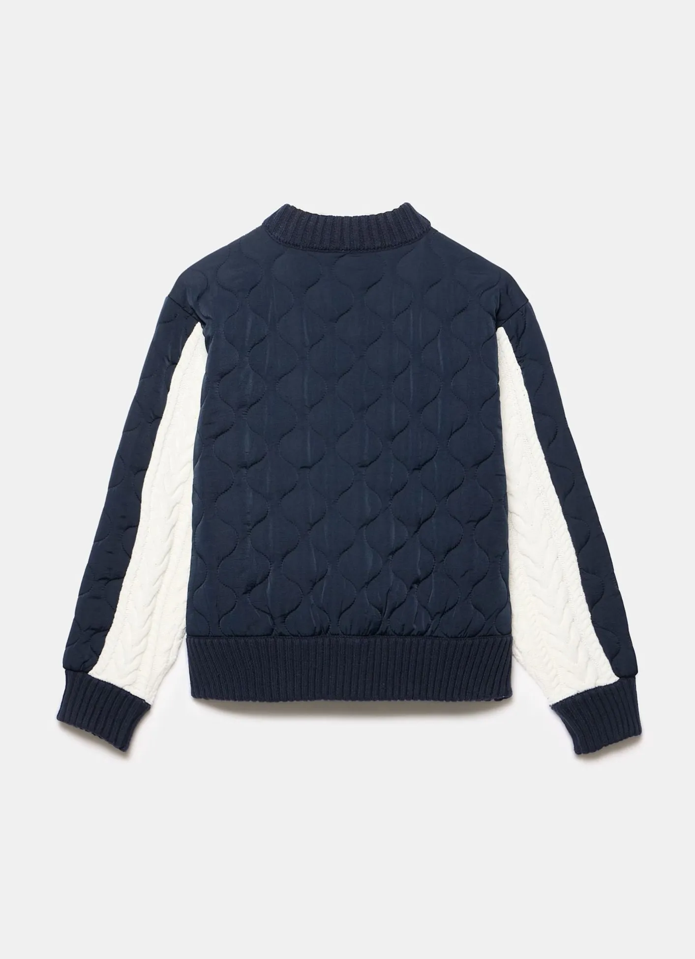 Discount Quilted Cable Knit Jacket Jackets|Jumpers & Cardigans