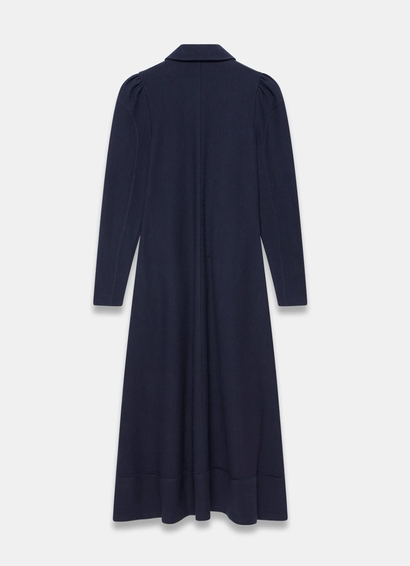 Online Textured Zip Detail Midi Dress Midi Dresses