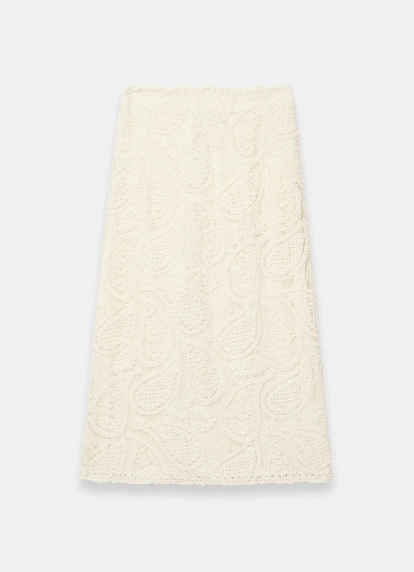 Hot Crochet Paisley Midi Skirt Midi Skirts|Crochet
