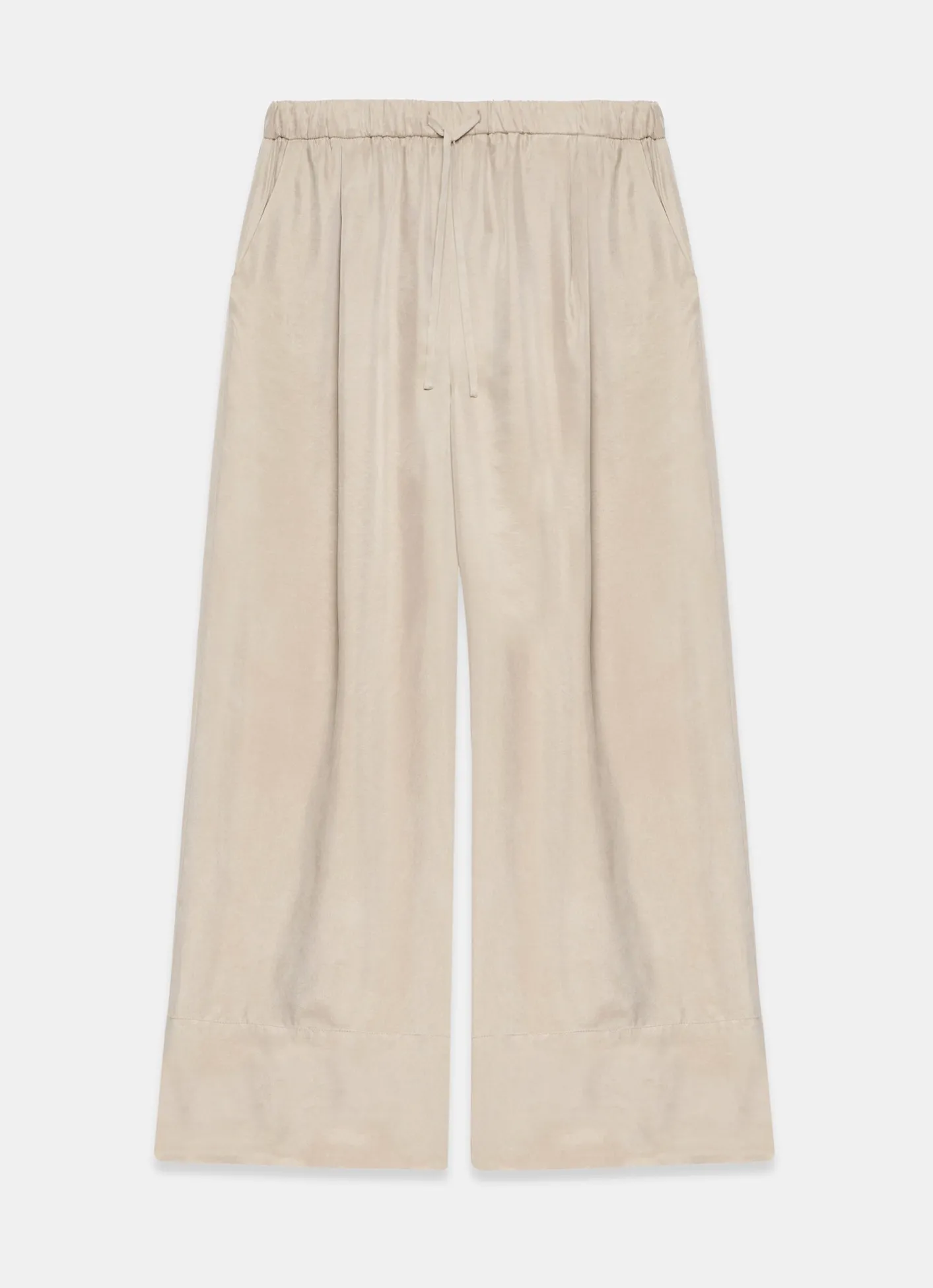 Hot Drawstring Wide Leg Trousers Wide Leg Trousers|Trousers